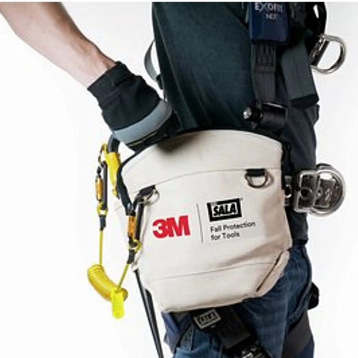 3M DBI-SALA Utility Pouch with Zipper 1500130, White, 1 EA