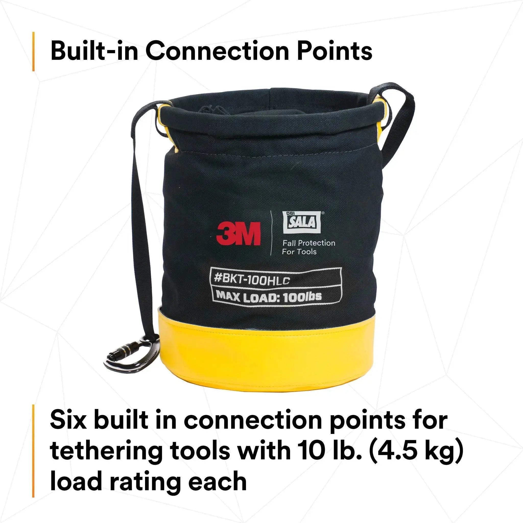 3M DBI-SALA Safe Bucket 100 lb. Load Rated Drawstring Canvas 1500133, 1 EA, 8th image