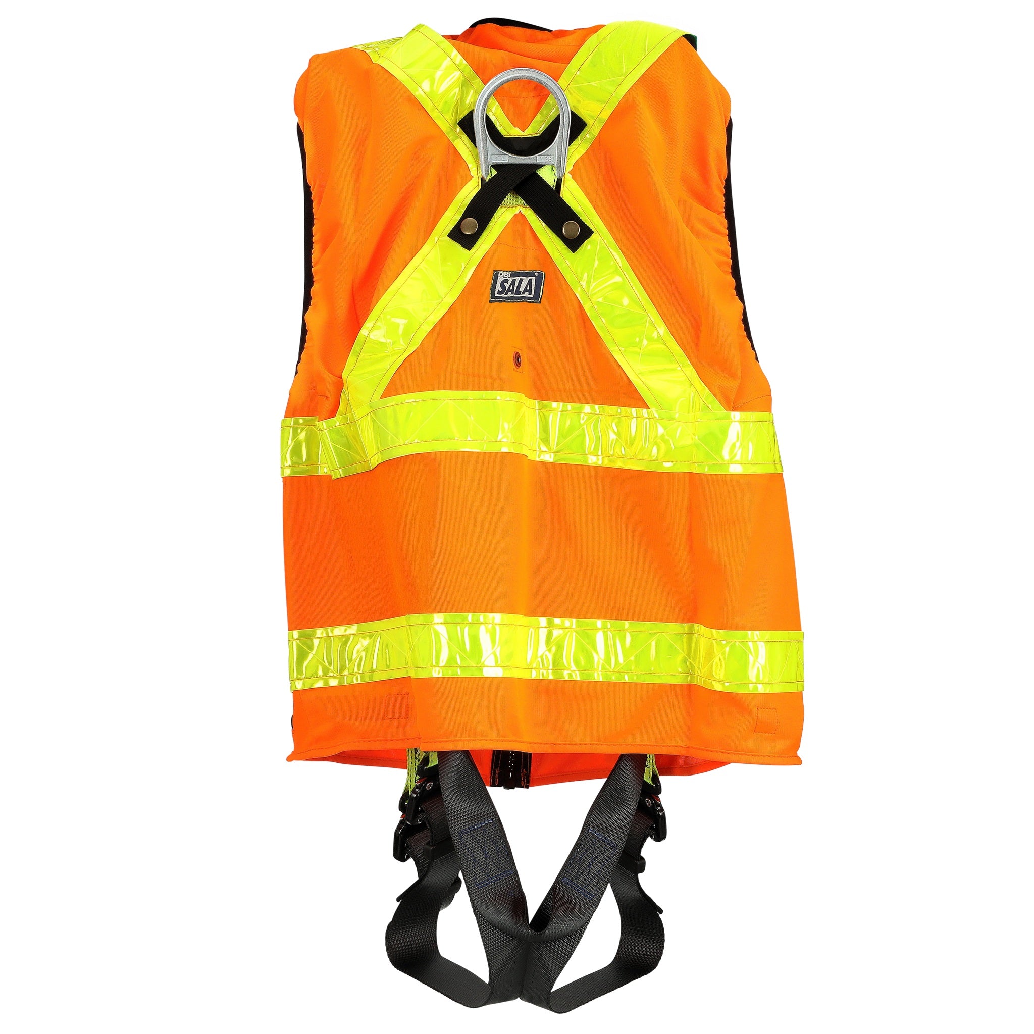 3M DBI-SALA ExoFit X50 Hi-Vis Reflective Workvest Safety Harness, ANSI, Orange