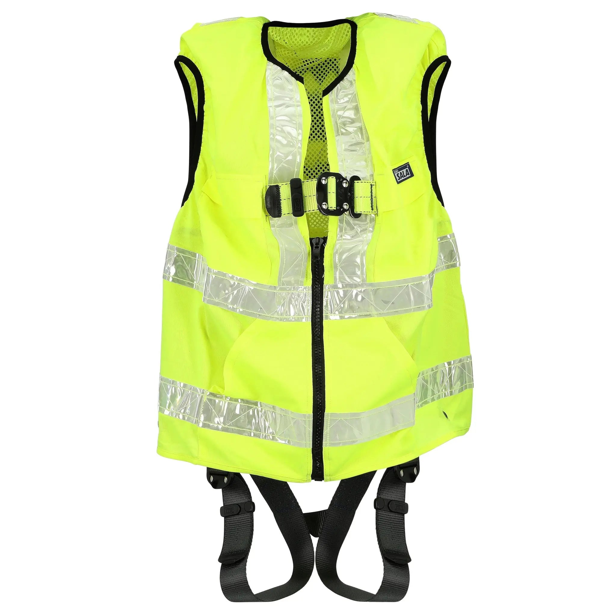 3M DBI-Sala ExoFit X50 Hi-Vis Reflective Workvest Safety Harness, ANSI, Yellow, Front