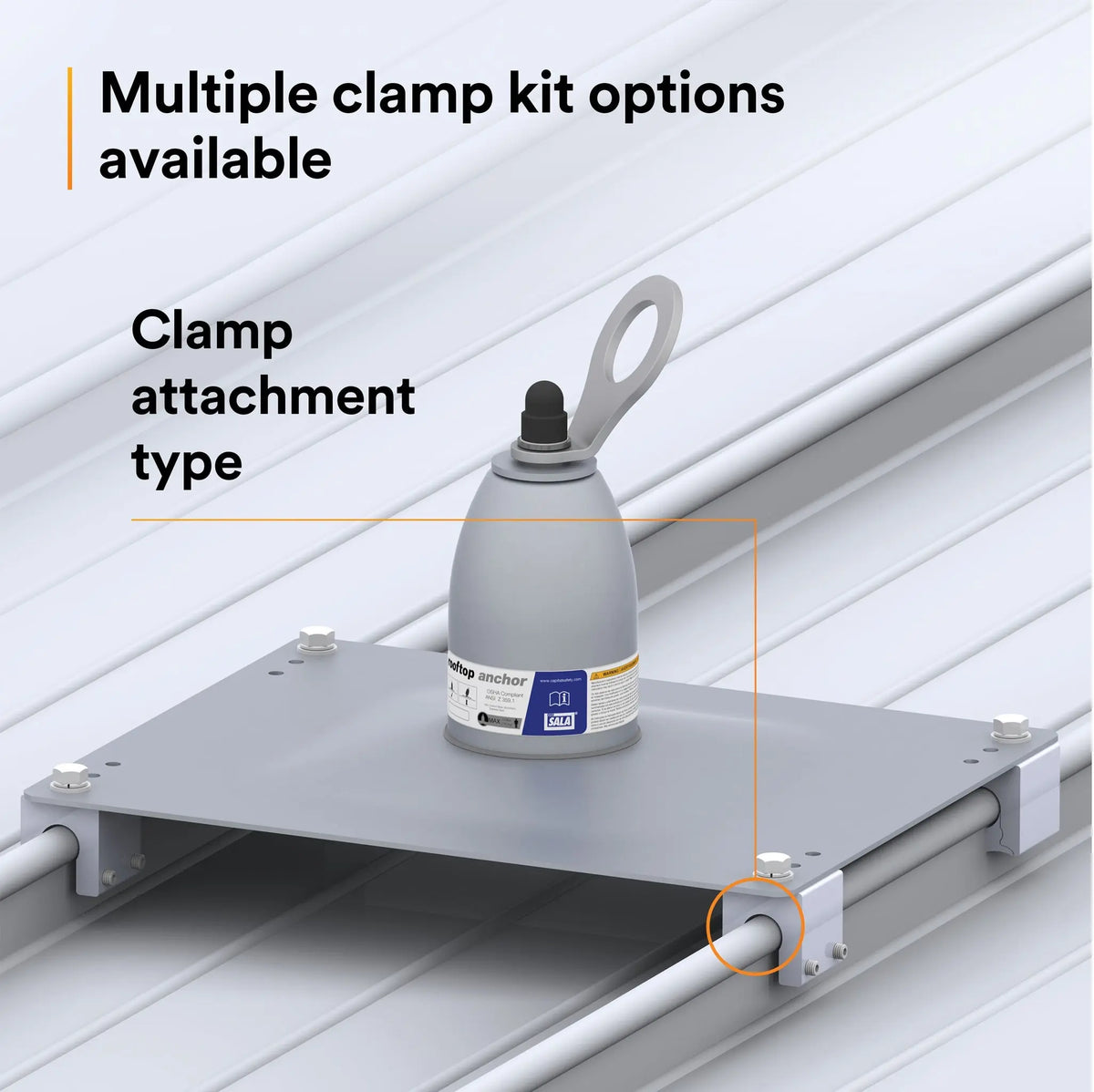 3M DBI-SALA Roof Top Anchor 2100138, 1 EA, 4th image