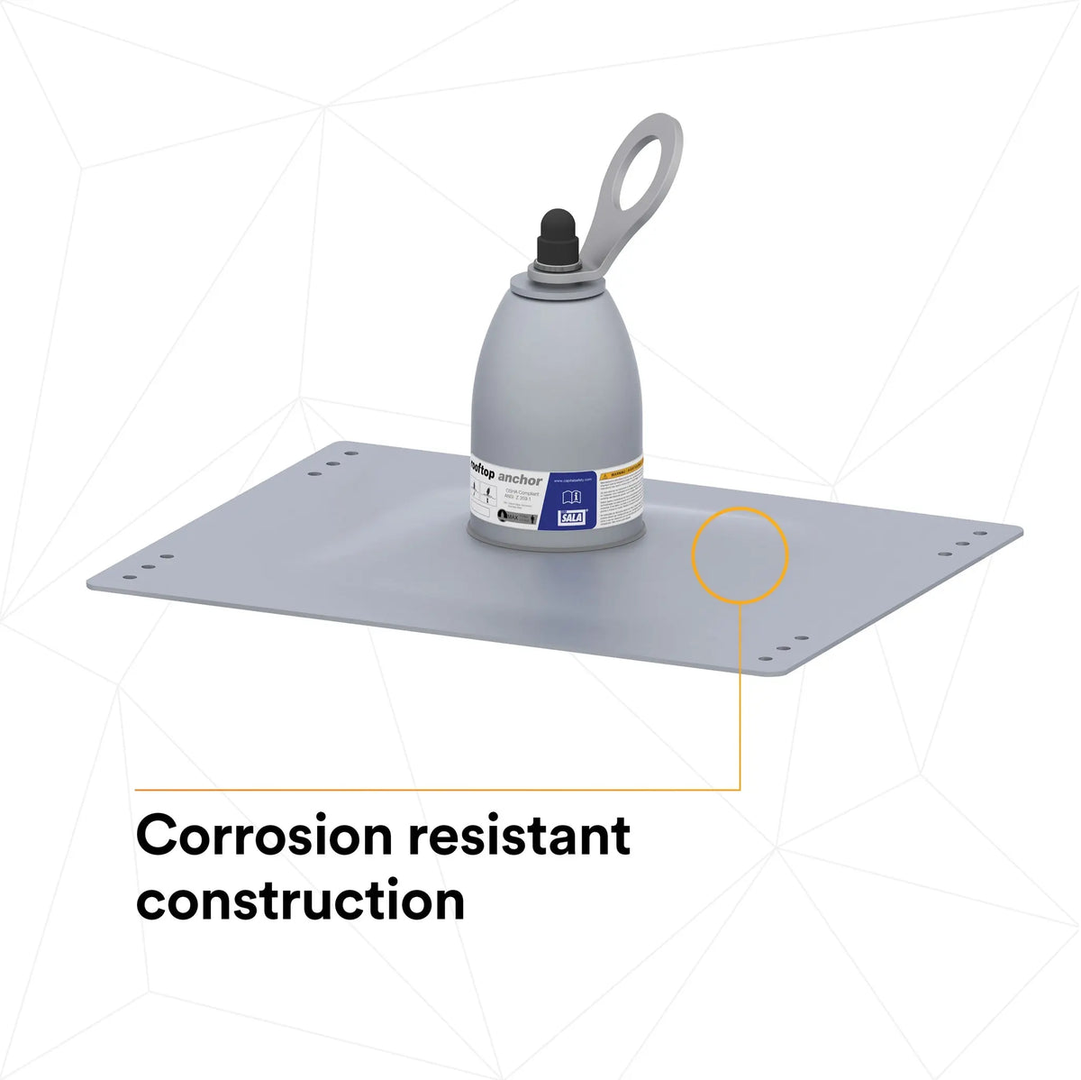 3M DBI-SALA Roof Top Anchor 2100138, 1 EA, 9th image