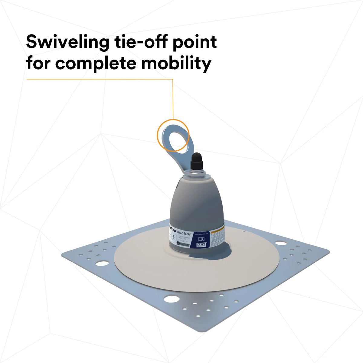 3M DBI-SALA Roof Top Anchor 2100140, 1 EA, 6th Image