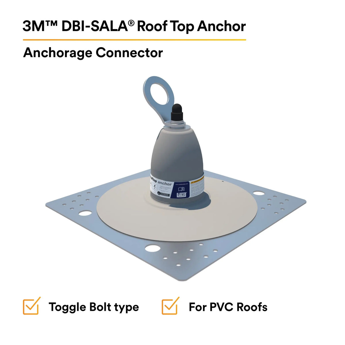 3M DBI-SALA Roof Top Anchor 2100140, 1 EA, 8th Image