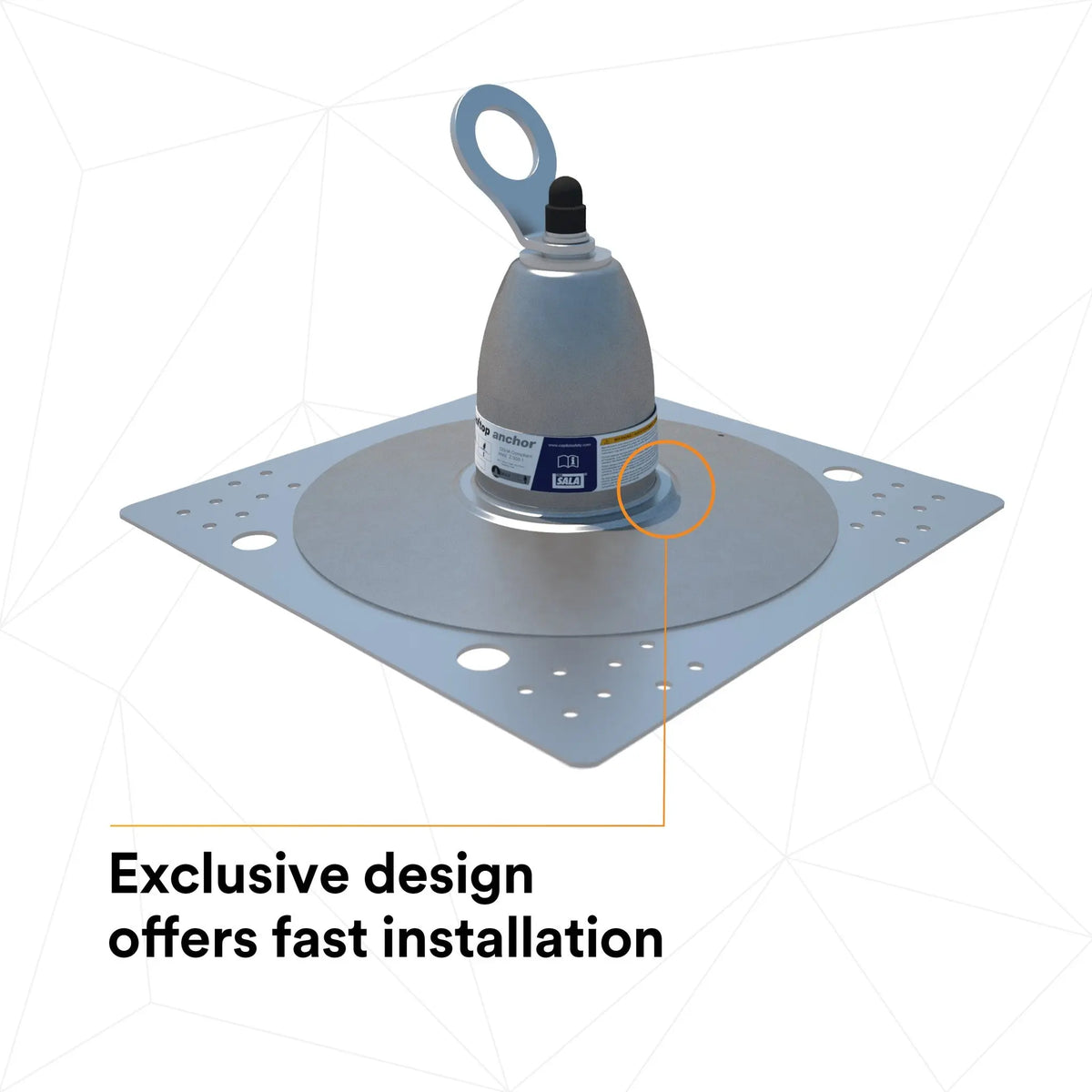 3M DBI-SALA Roof Top Anchor 2100142, 1 EA, 4th image