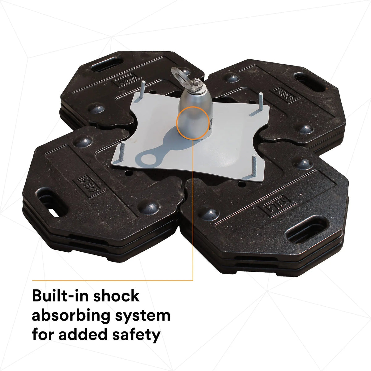 3M DBI-SALA Roof Top Freestanding Counterweight Anchor 2100185 1 EA, 5th image