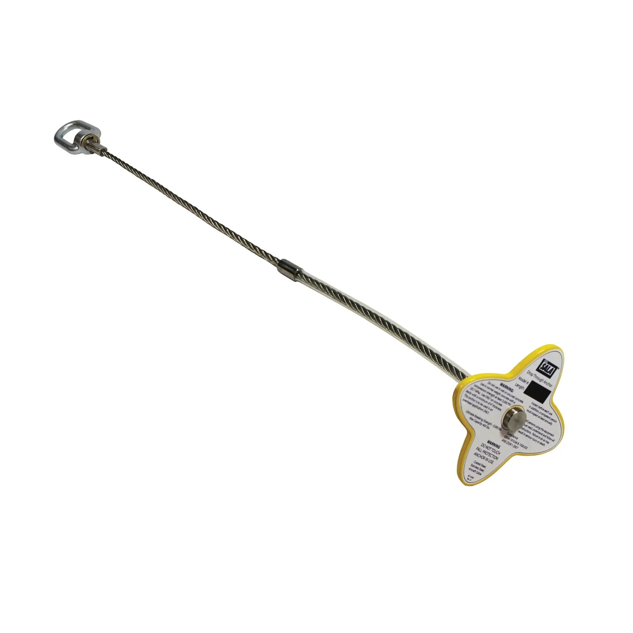 3M DBI-SALA Drop-Thru Anchor 2104819, Silver, 1 EA, Main Image
