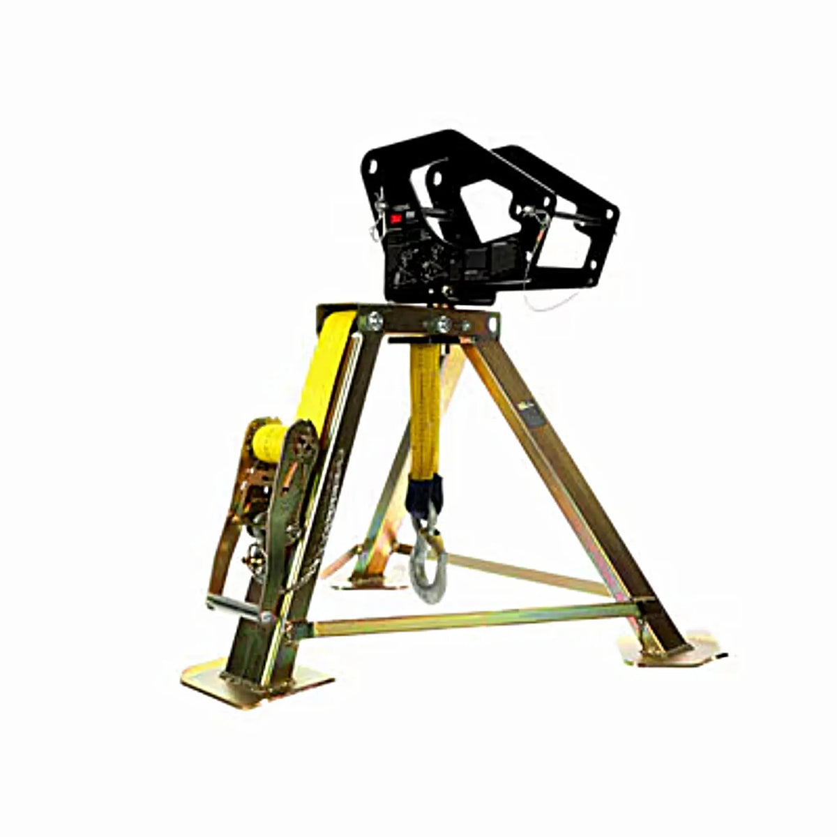 Swiveling roof anchor. Installs to rebar ring during pre-cast concrete work providing an anchorage point for an SRL. Secondary attachment available for an horizontal lifeline., Main Image