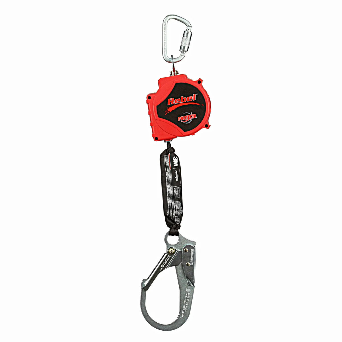 3M PROTECTA Rebel Self Retracting Lifeline - Web 3100433 Red 20 ft. (6.1 m) 1 EA, 5th image
