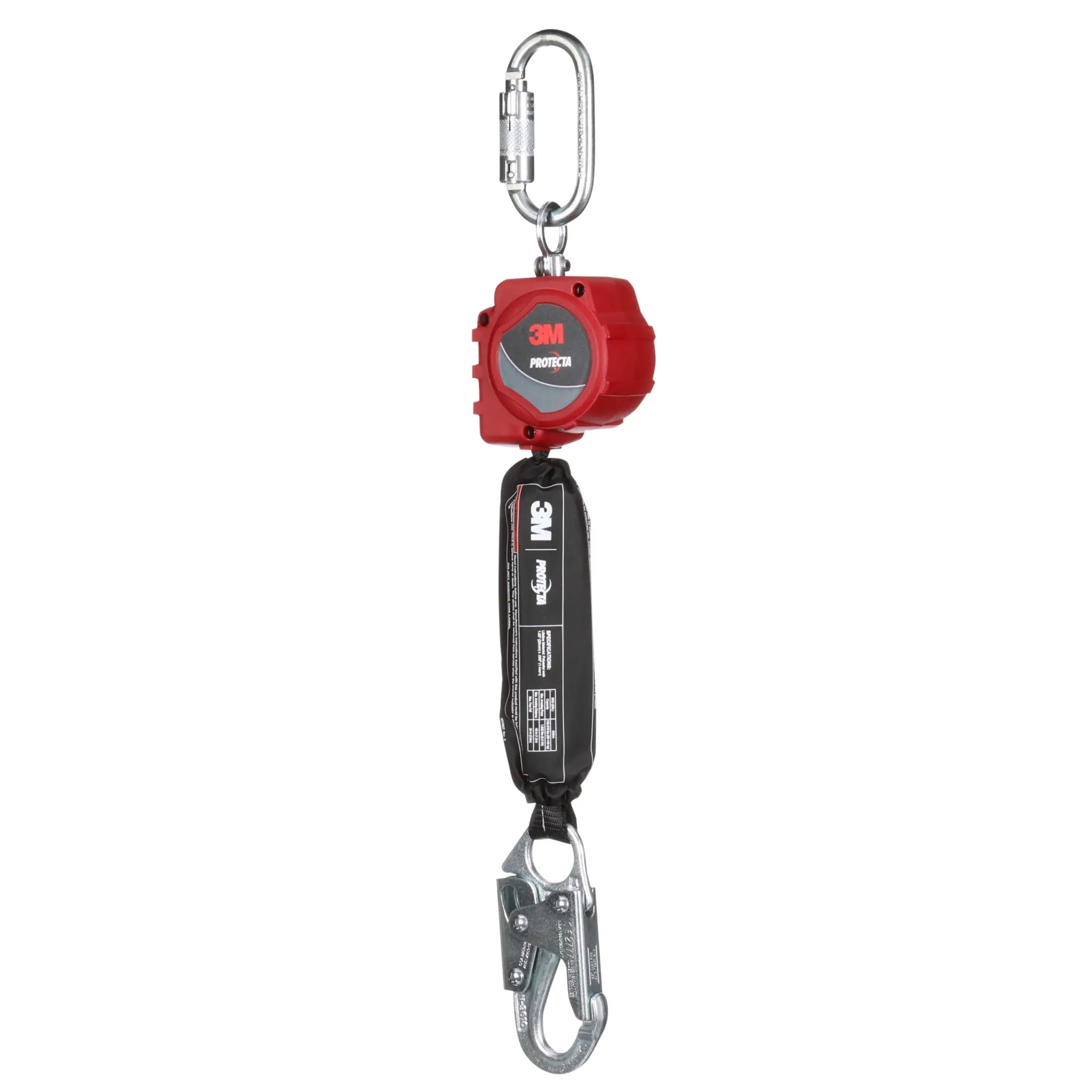 3M Protecta 3100506 Self-Retracting Lifeline with Carabiner, Web, Steel Snap Hook, 6 ft, 1 Each