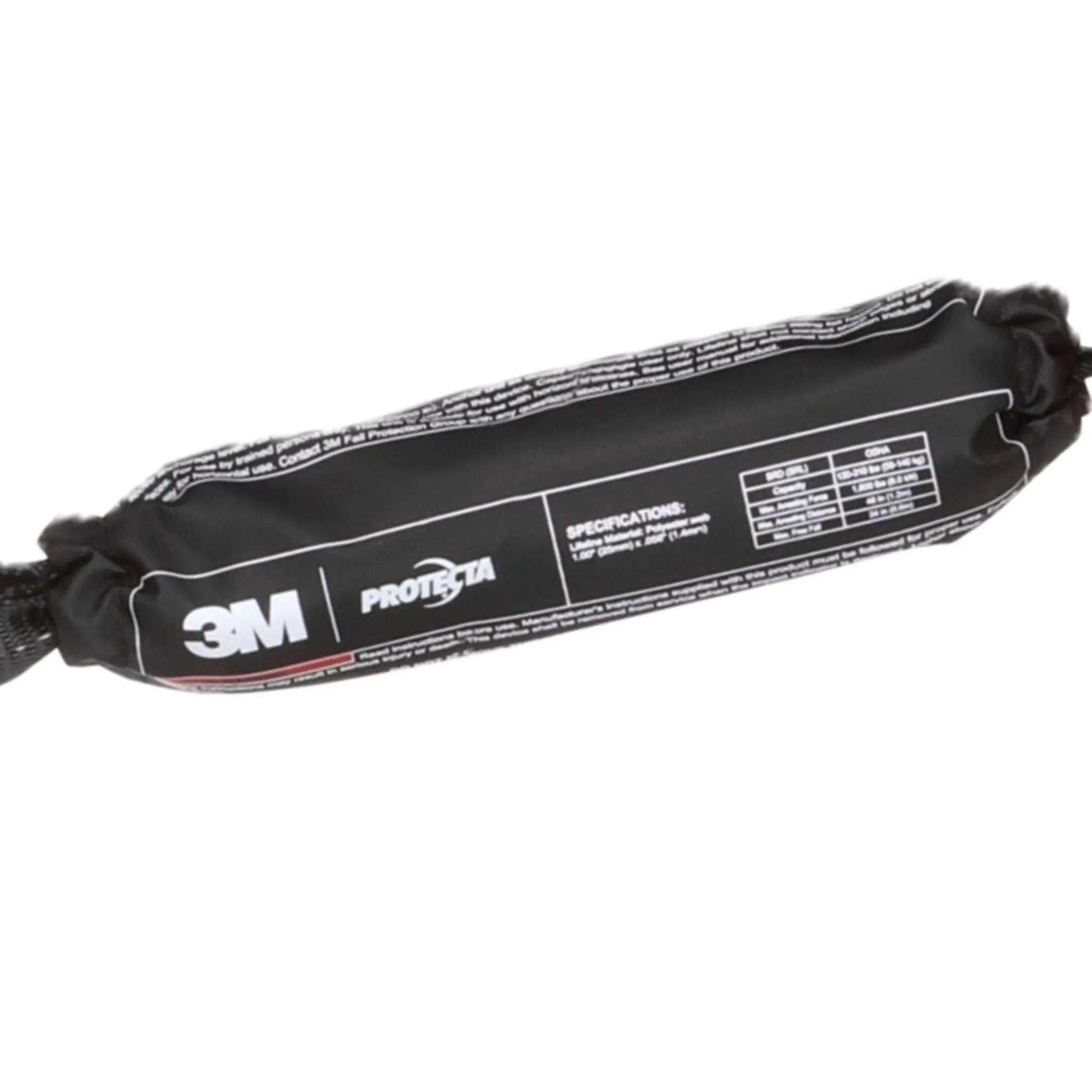 3M Protecta 7100319944 3100512 Twin-Leg Self-Retracting Lifeline with Carabiner, Web, Steel Rebar Hook, 6ft, 1 Each