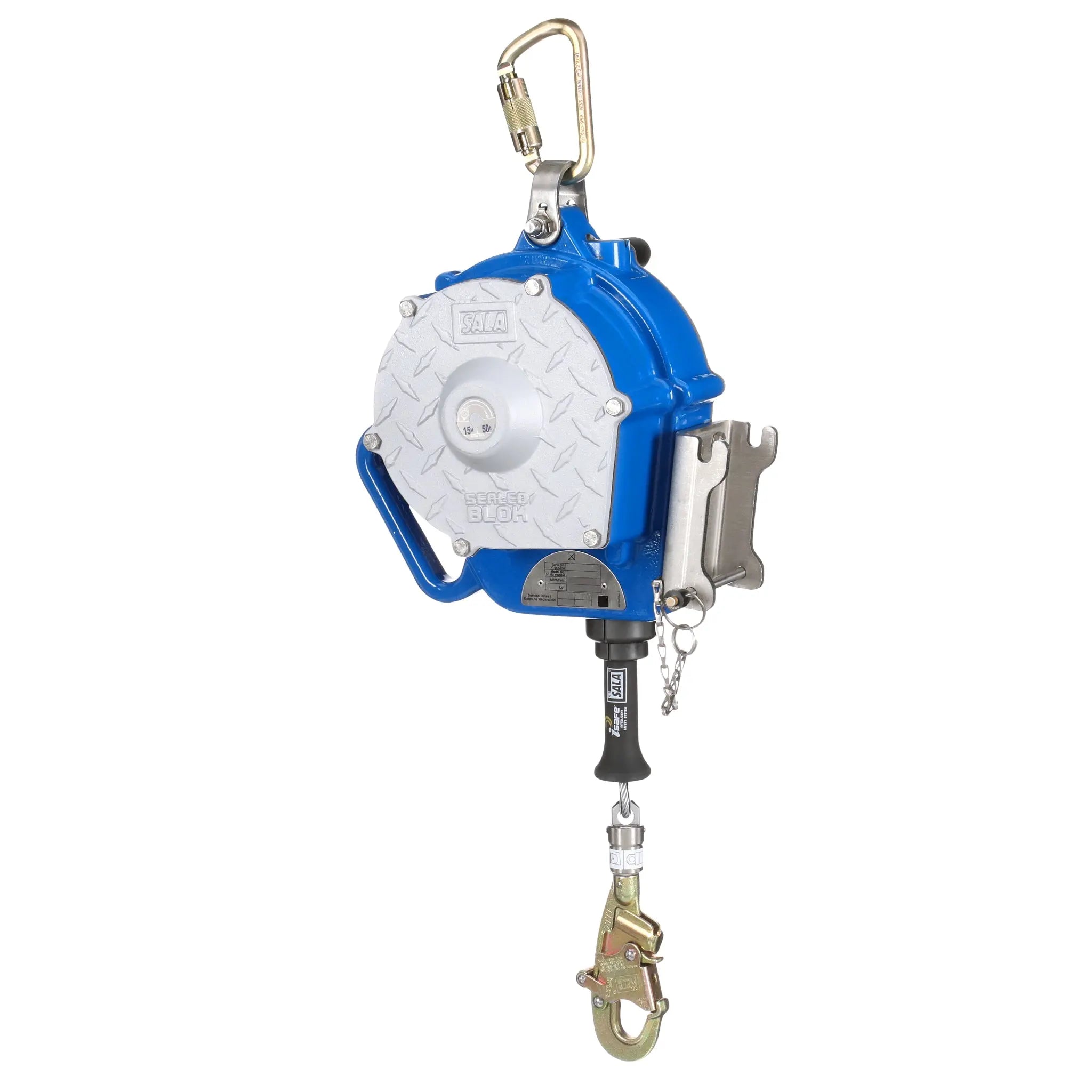 3M DBI-SALA Sealed-Blok 3400150 3-Way Retrieval Self-Retracting Lifeline with Bracket_right side
