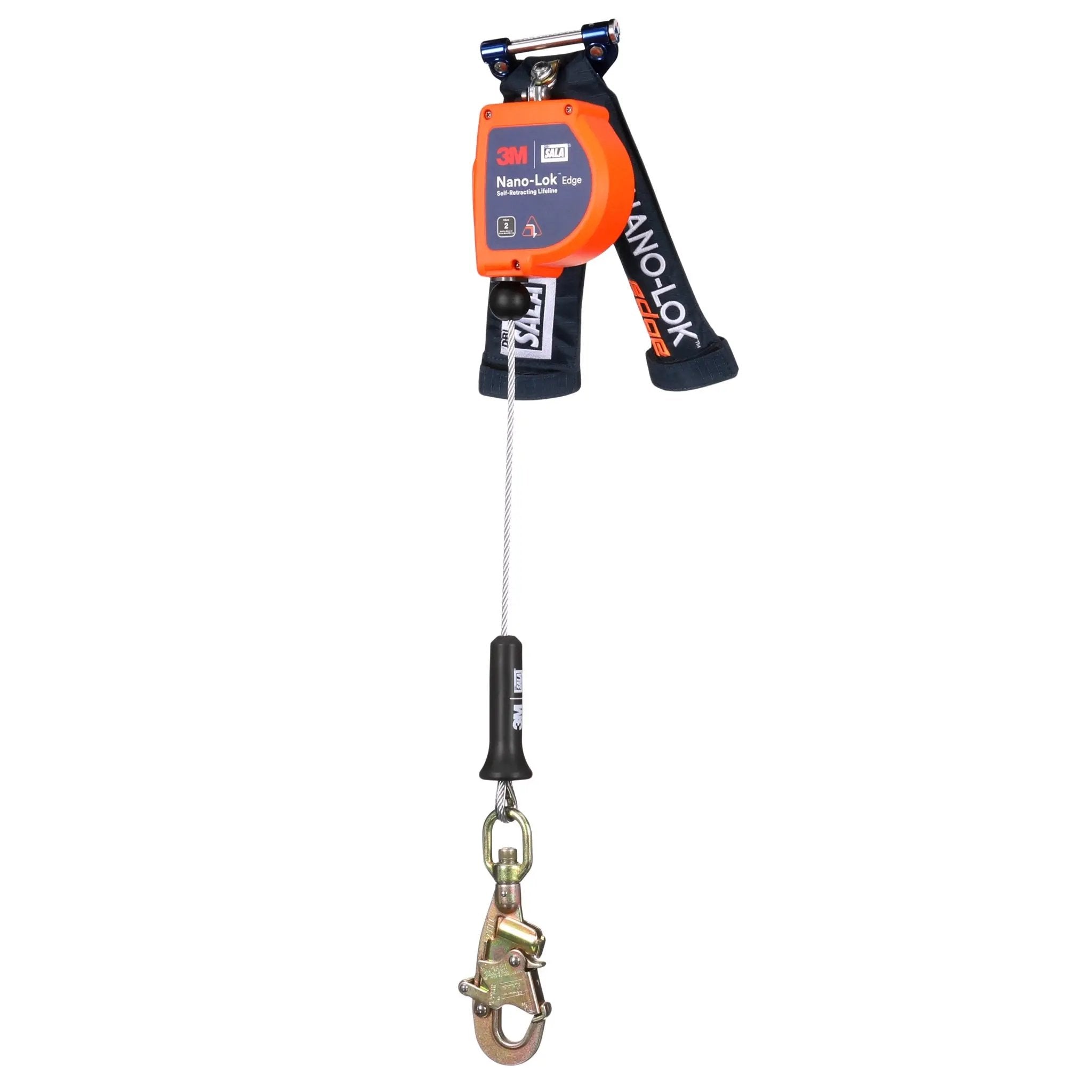 3M DBI-Sala 7012828694 3500293 Nano-Lok Edge Personal Self-Retracting Lifeline, Galvanized Cable, 8 ft, 1 Each
