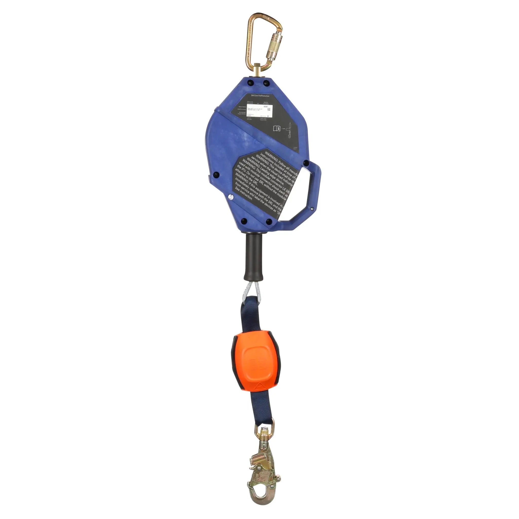 3M DBI-Sala 3503881 Smart Lock Edge Self Retracting Lifeline, Galvanized Cable, Steel Swivel Snap Hook, 30 ft, Class 2, 1 EachÂ