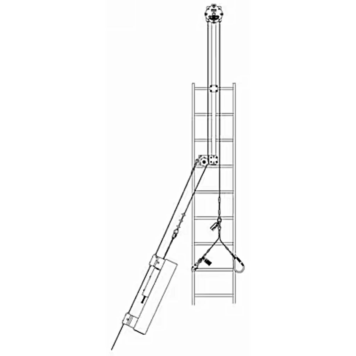 3M DBI-SALA SSB Climb Assist Mounting Bracket 3511783, 1 EA, 3rd Image