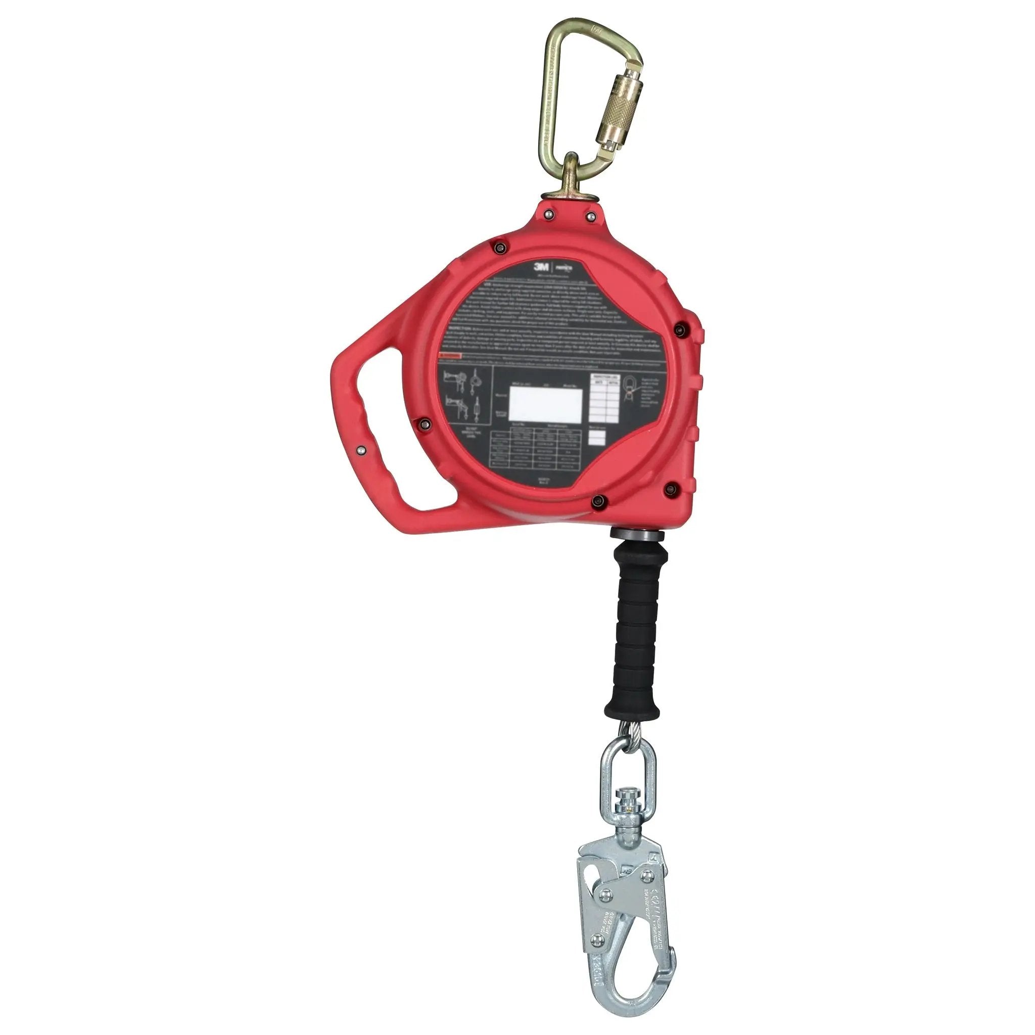 3M Protecta 7100318436 3590036 Self-Retracting Lifeline, Galvanized Cable, Steel Swivel Snap Hook, 33ft., Class 1, ANSI, 1 Each