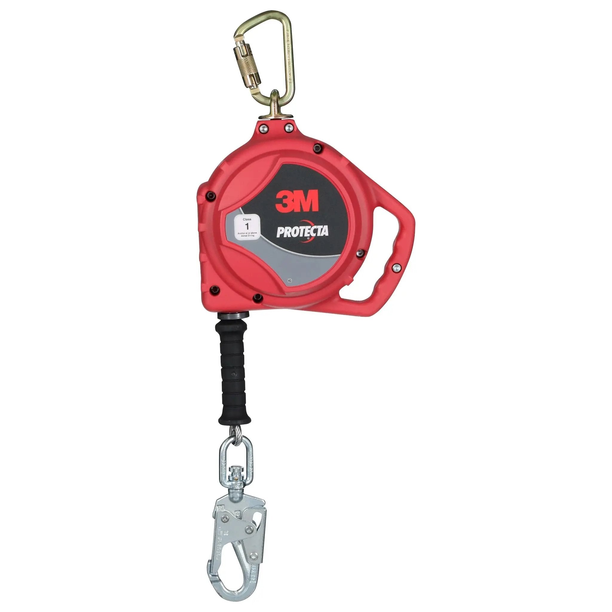 3M Protecta 7100318436 3590036 Self-Retracting Lifeline, Galvanized Cable, Steel Swivel Snap Hook, 33ft., Class 1, ANSI, 1 Each