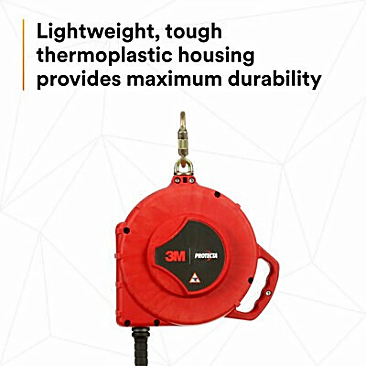 3M PROTECTA Rebel Self Retracting Lifeline Leading Edge Cable 3590548 66 ft. (20.1m) 1 EA, 6th image