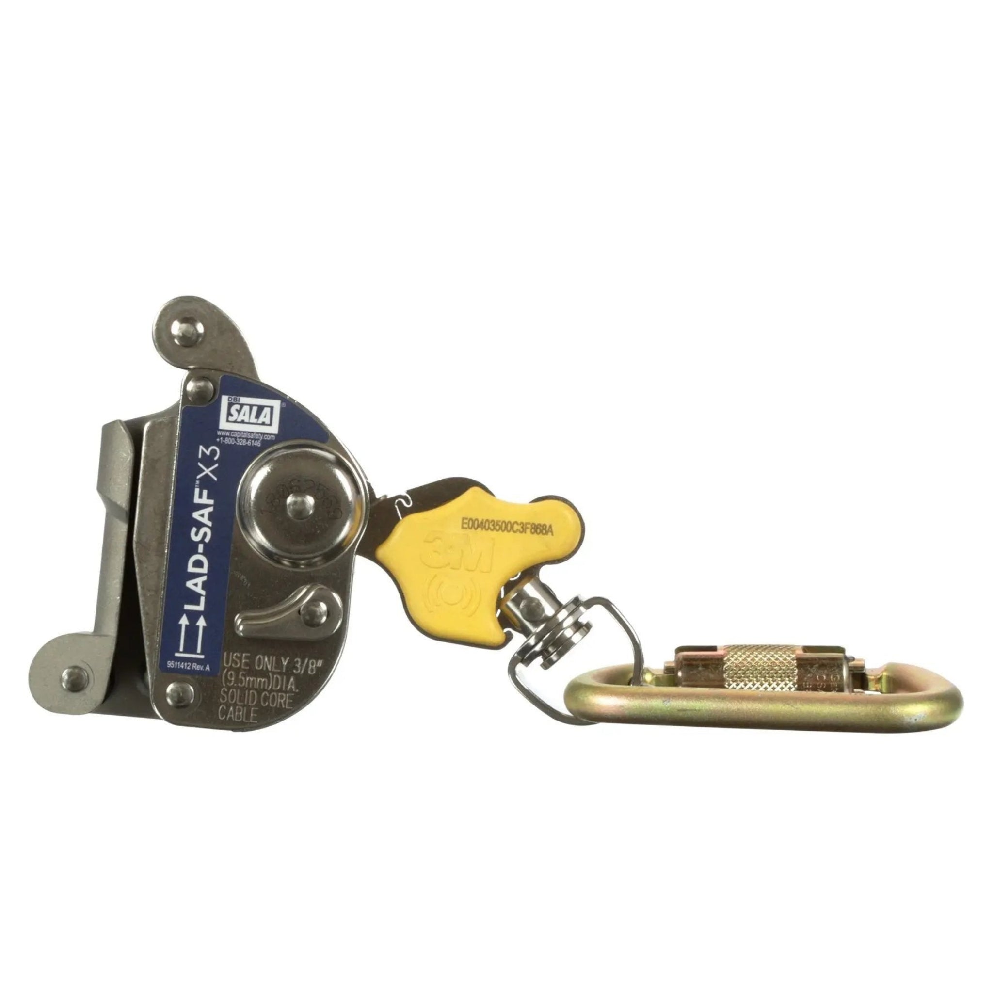 3M DBI-Sala 6160054 Lad-Saf X3 Detachable Cable Sleeve, 9.5MM, 1 Each