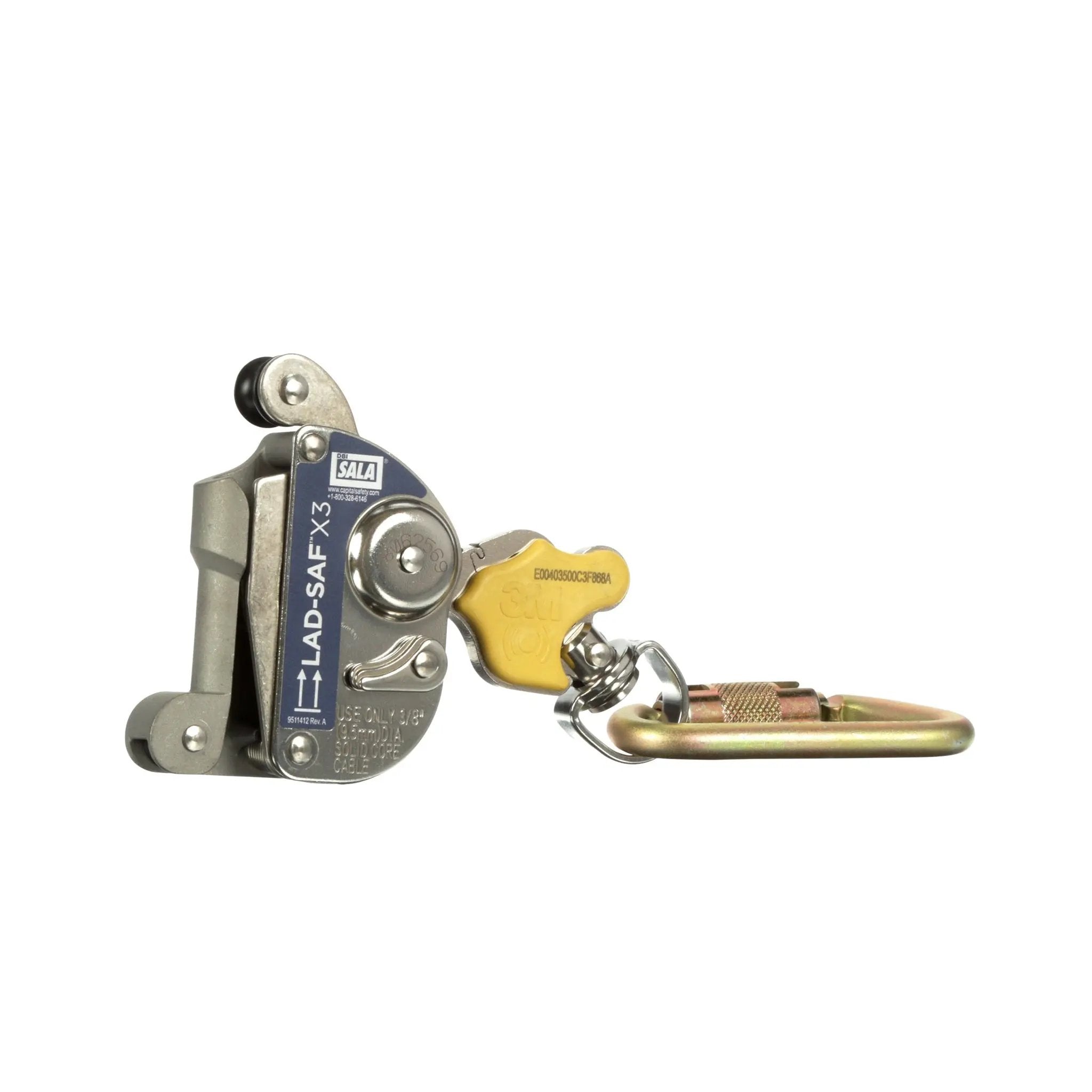 3M DBI-Sala 6160054 Lad-Saf X3 Detachable Cable Sleeve, 9.5MM, 1 Each