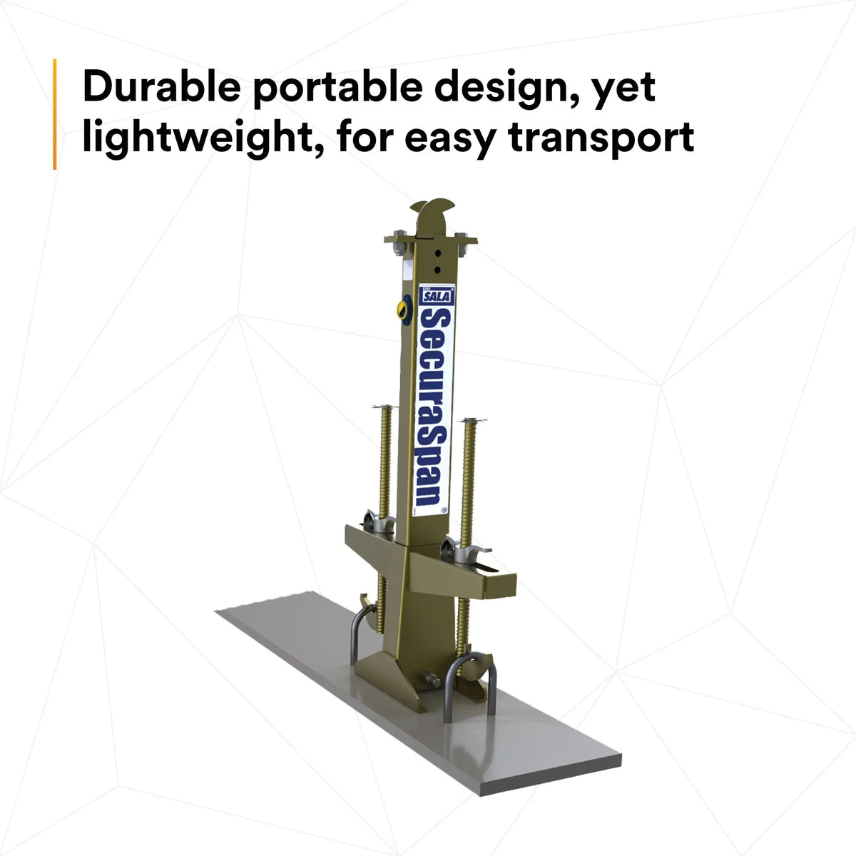 3M DBI-SALA SecuraSpan Loop Rebar HLL Stanchion with Base 7400045, 1 EA, 5th image