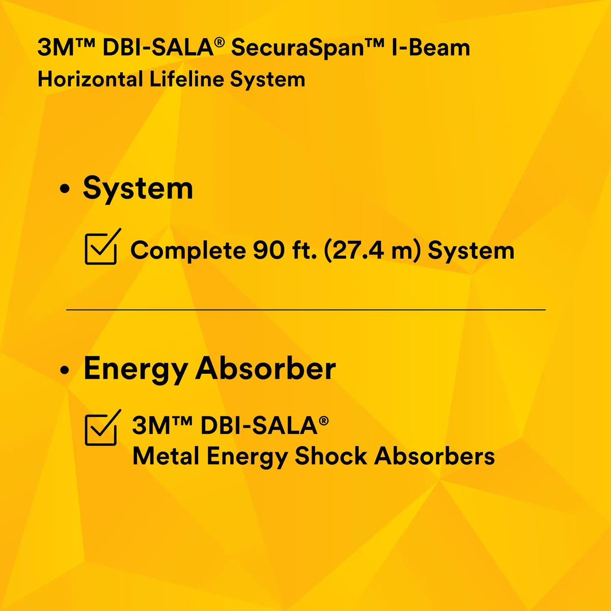 3M DBI-SALA Sayfline Cable Horizontal Lifeline System 7602090 1 EA, 7th image