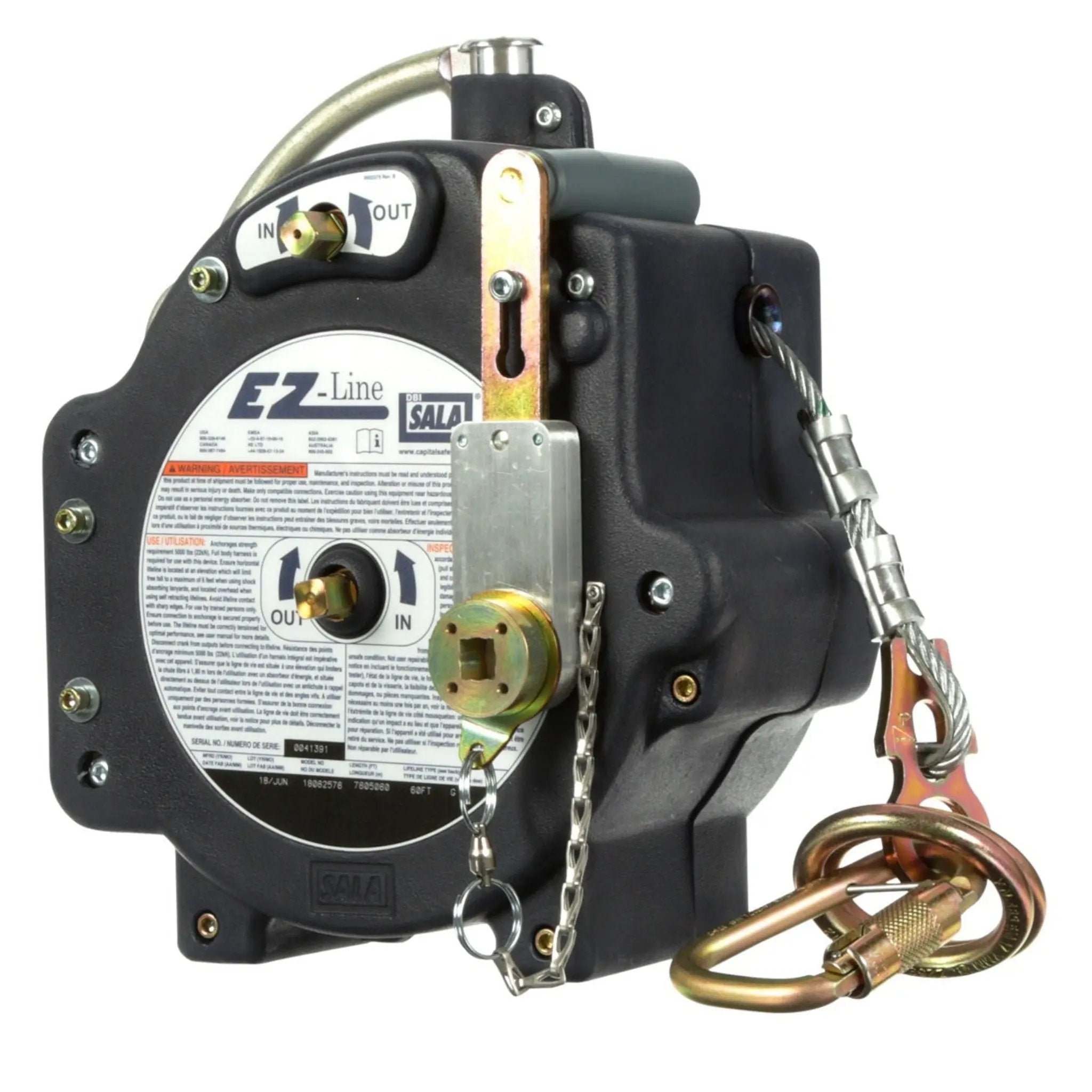 3M DBI-Sala 7100188820 7605060 EZ-Line Retractable Horizontal Lifeline System, 1 Each