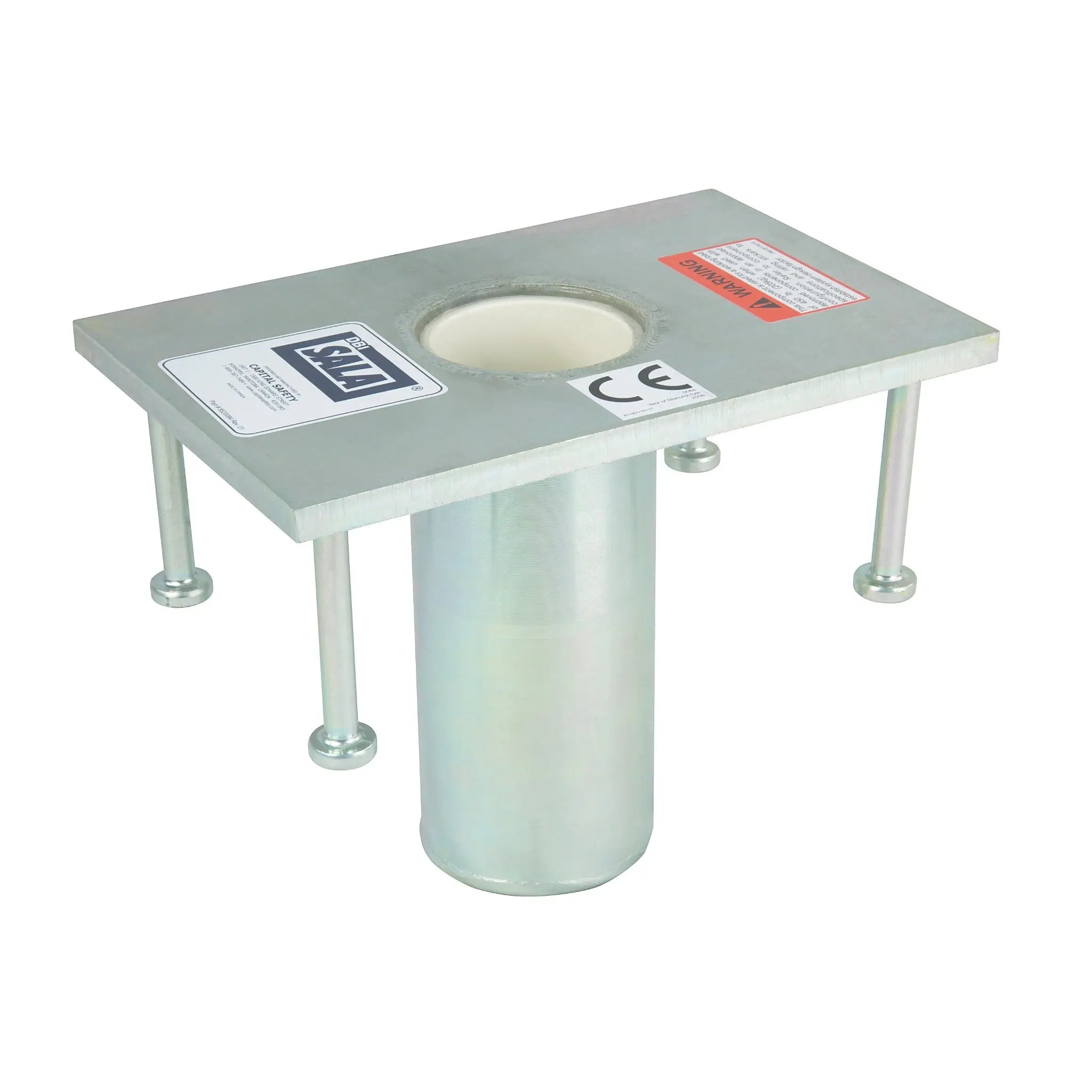 3M DBI-SALA Advanced Floor Mount Cast-in-Place Sleeve Davit Base 8512828, Main Image
