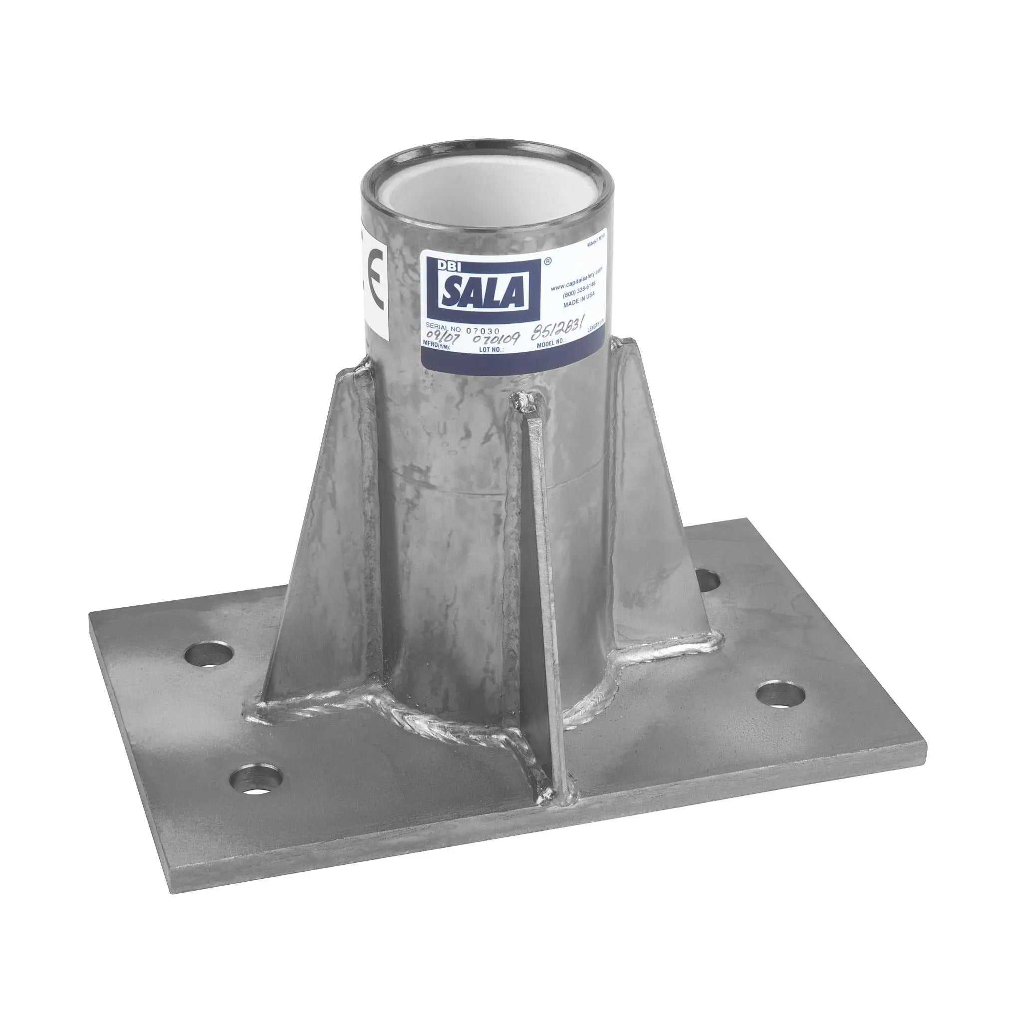 3M DBI-SALA Advanced Center Mount Sleeve Davit Base 8516563, Main Image