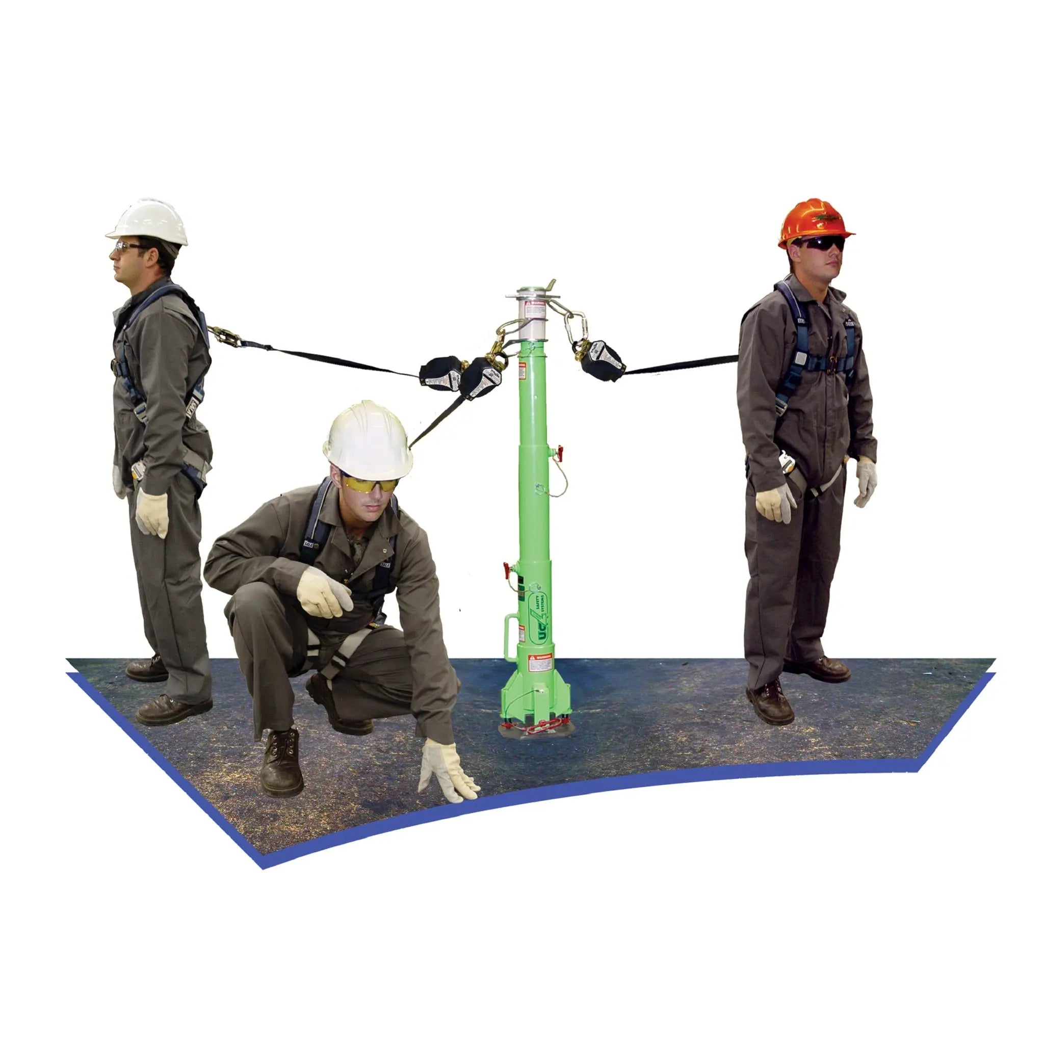 3M DBI-Sala 7100188842 8516691 Advanced Portable Fall Arrest Post, Green, 1 Each