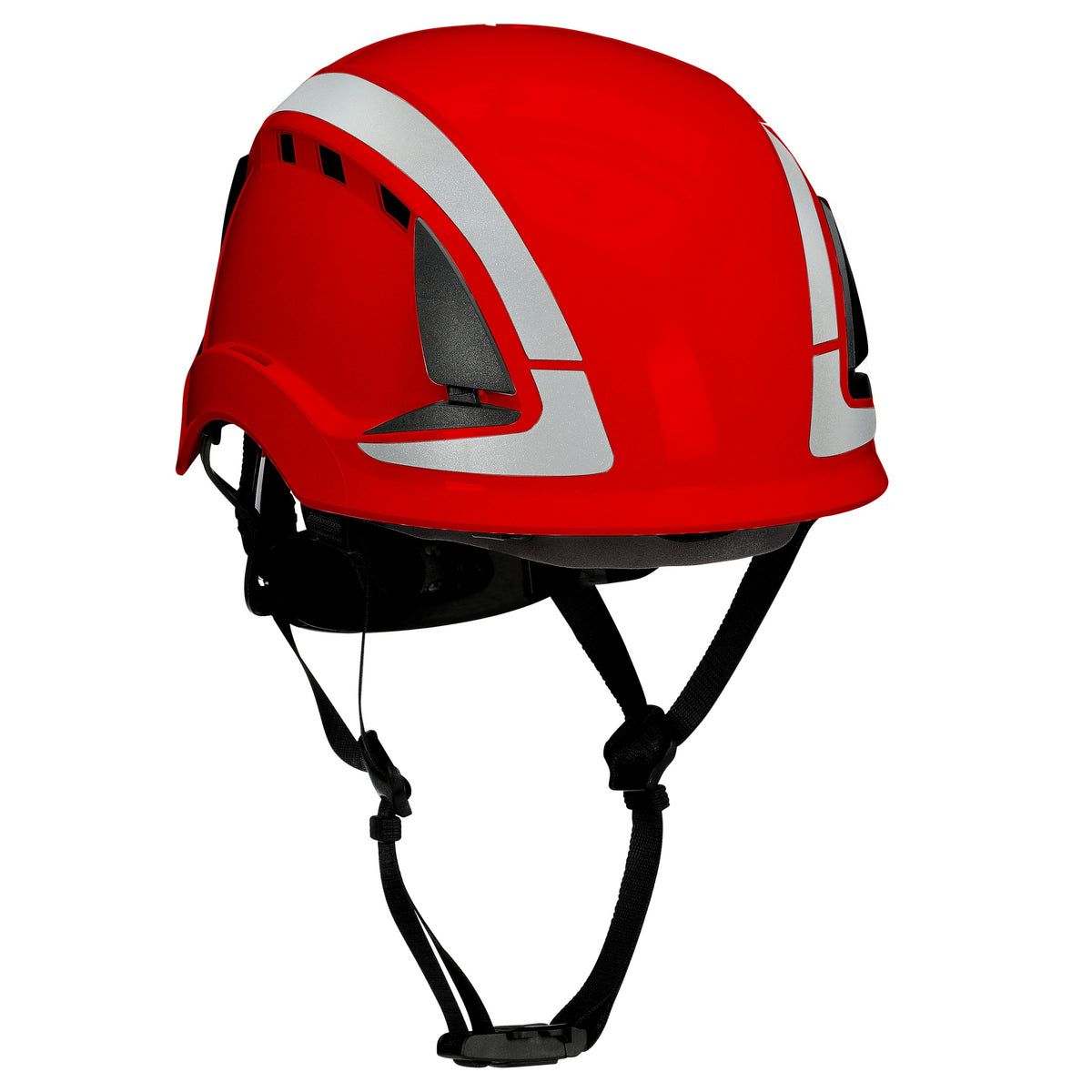 3M DBI-Sala X6000 Series Safety Helmet, Type II with SecureFit, Reflective, Uvicator, 1 Each, Vented, Red, Main Image