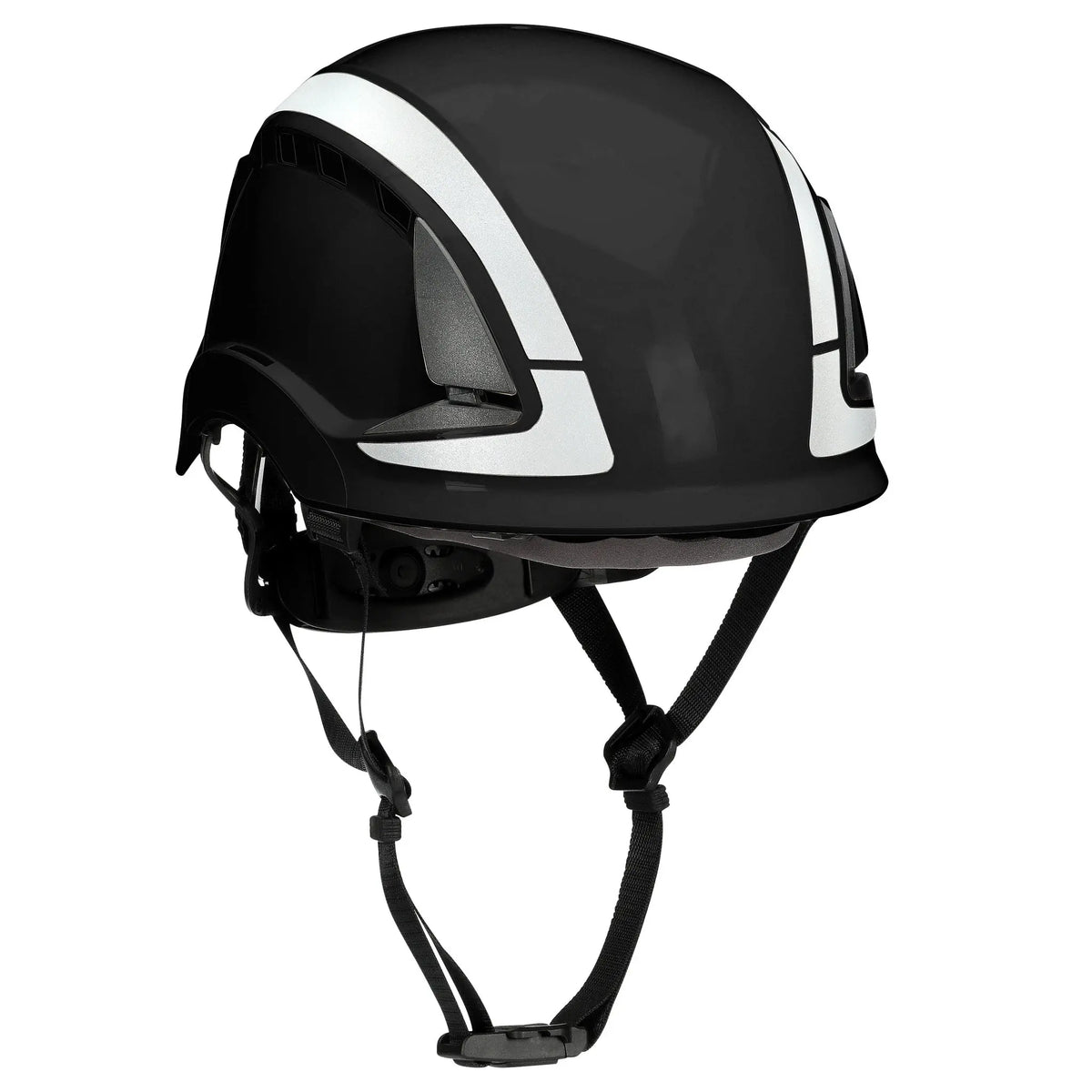 3M DBI-Sala X6000 Series Safety Helmet, Type II with SecureFit, Reflective, Uvicator, 1 Each, Vented, Black, Main Image