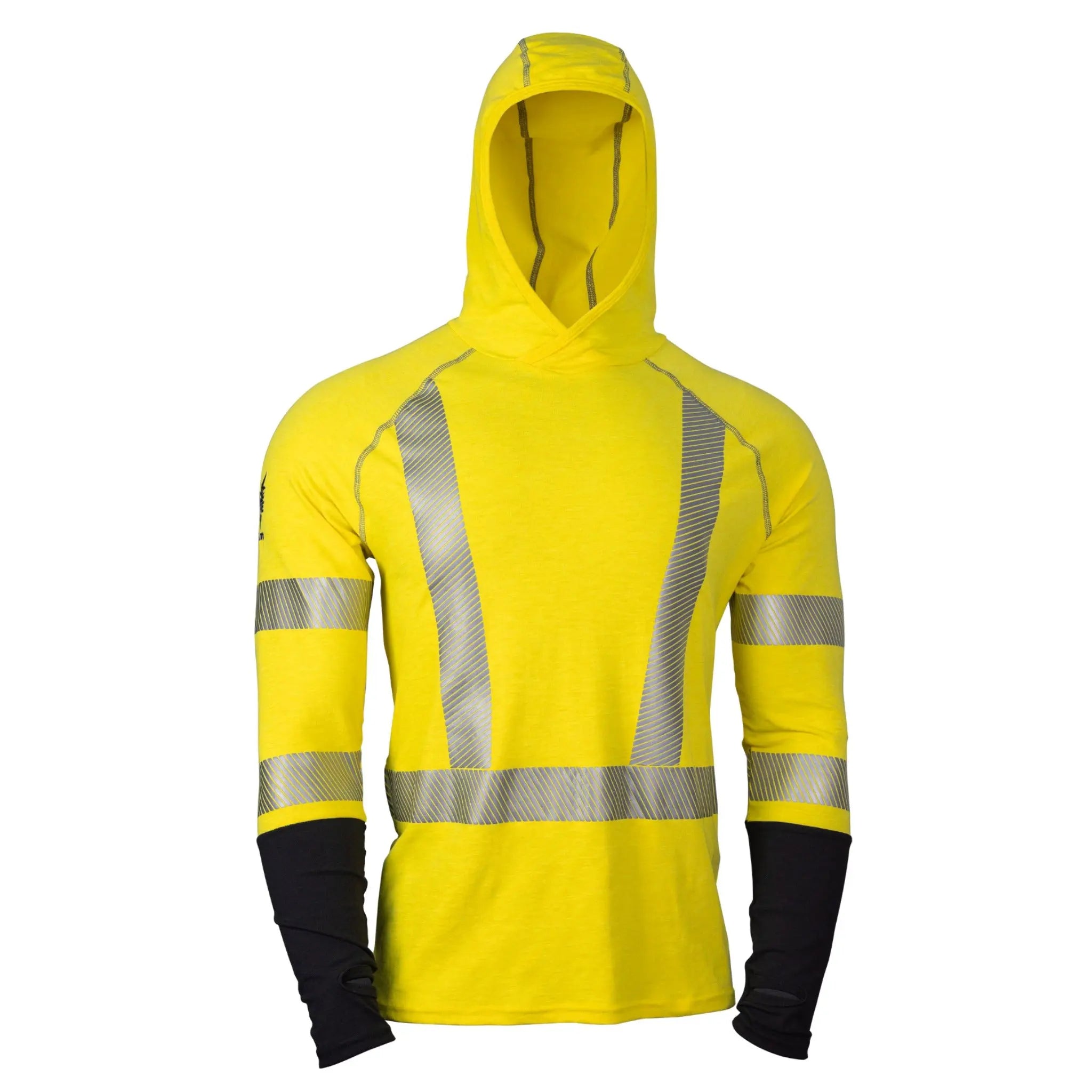 National Safety Apparel DRIFIRE DF2-173HD-HVC3 FR Hi-Vis Performance Hoodie Class 3, Fluorescent Yellow-main-IMage