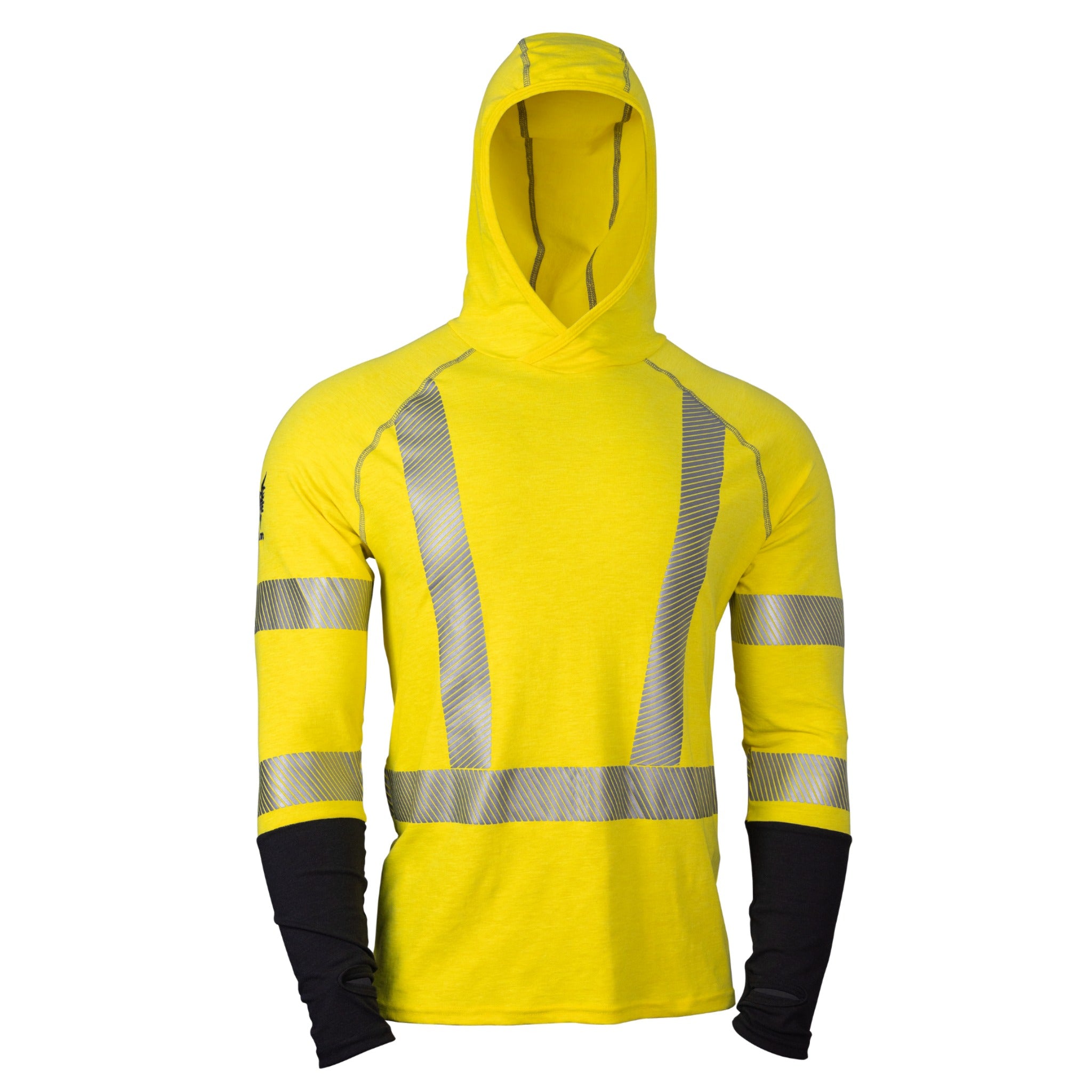National Safety Apparel DRIFIRE DF2-173HD-HVC3 FR Hi-Vis Performance Hoodie Class 3, Fluorescent Yellow-main-IMage