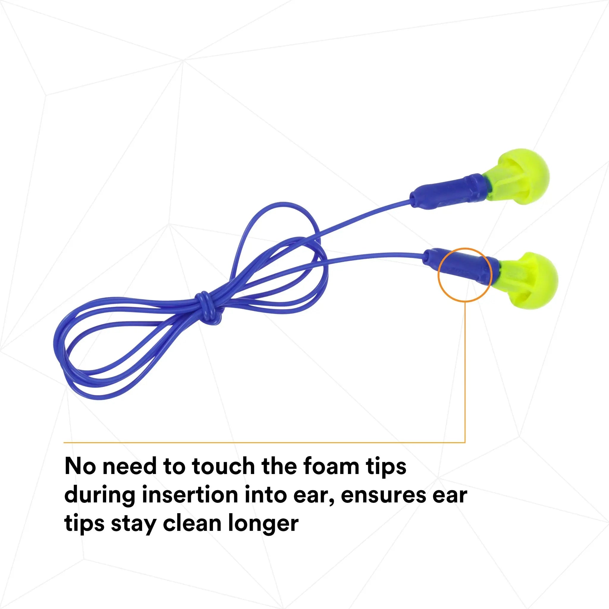 3M E-A-R Push-Ins 318-1001 Corded Earplugs, 7th Image