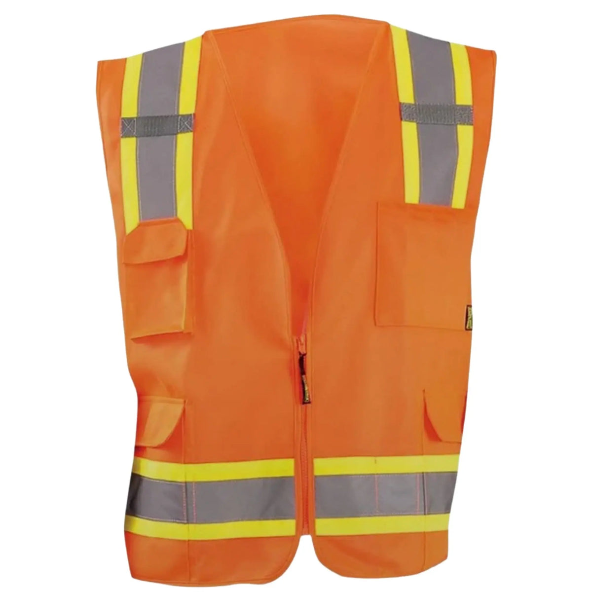 Occunomix High Visibility Value Two Tone Surveyor Solid Vest Class 2 | ECO ATRANS, Main image