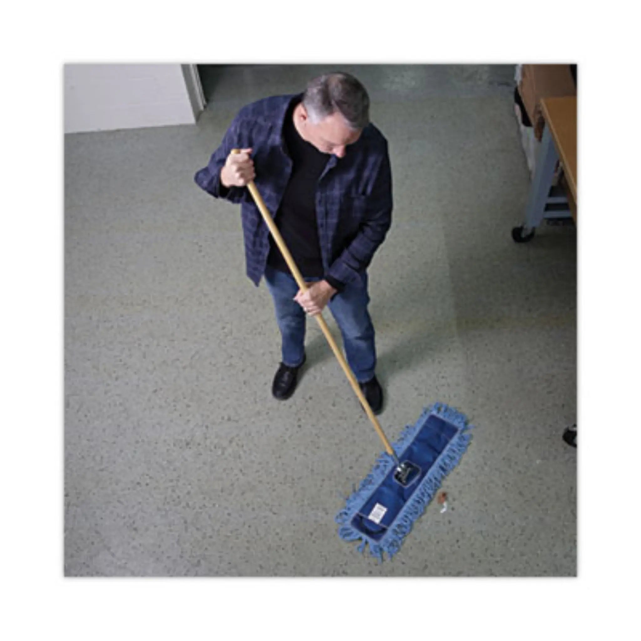 BOARDWALK BWK1490 Clip-On Dust Mop Handle, Application