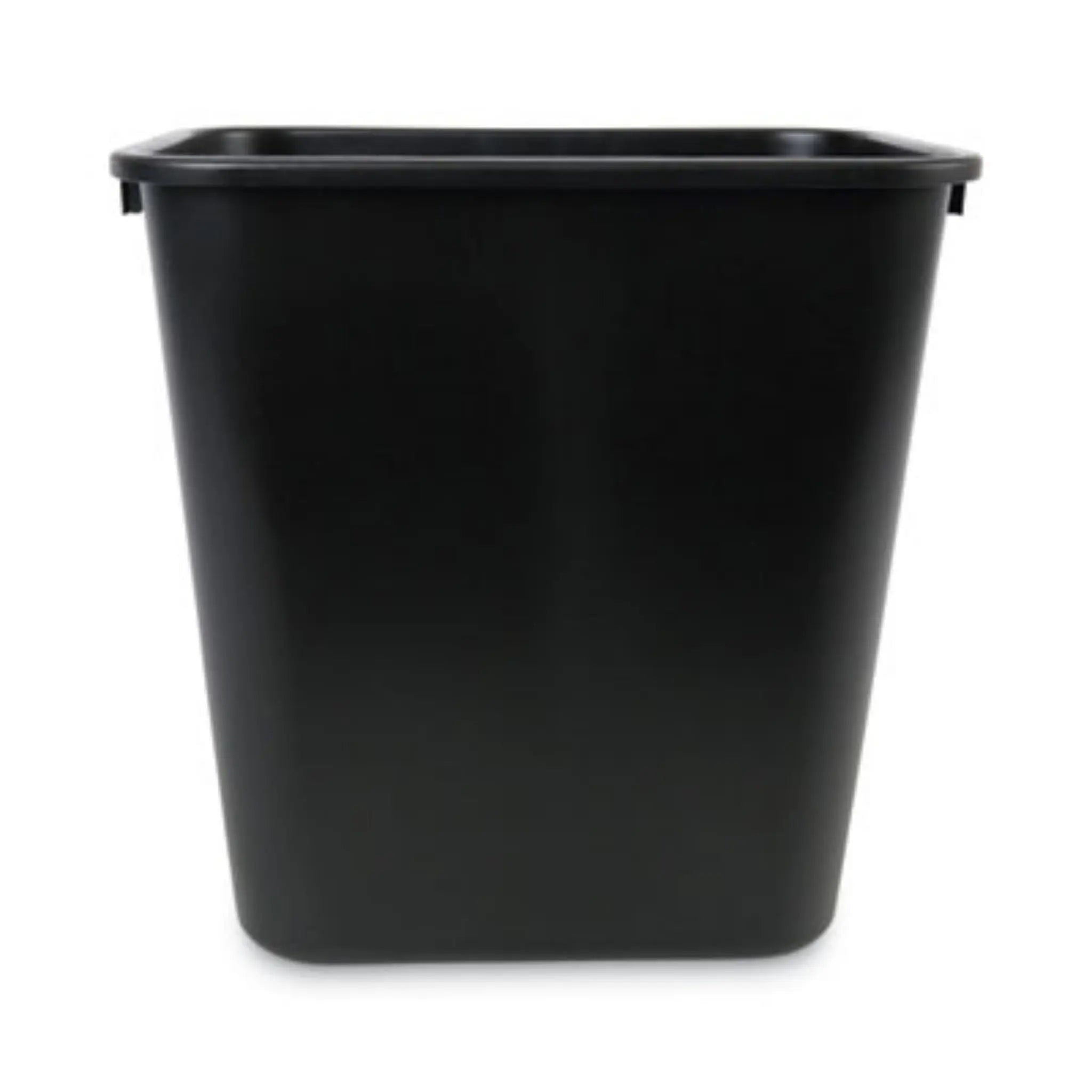 Boardwalk 28QTWBBLA Soft Sided Wastebasket, Front View