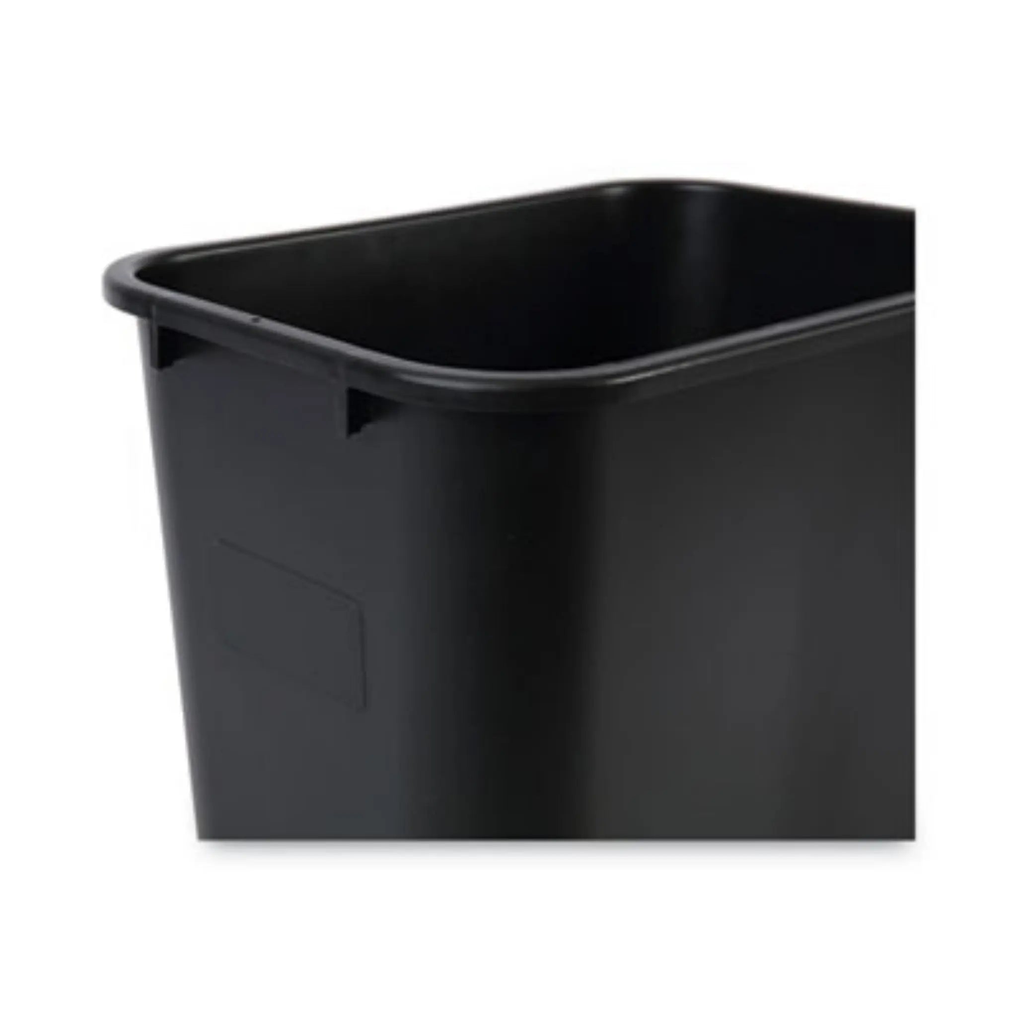 Boardwalk 28QTWBBLA Soft Sided Wastebasket, Opening