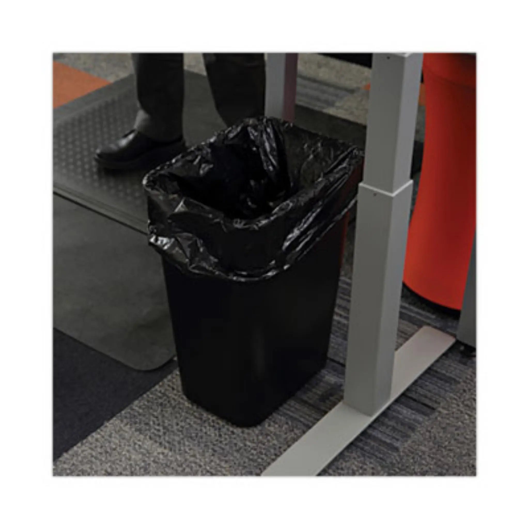 BOARDWALK BWK510 Low-Density Waste Can Liners, Inside Waste Can