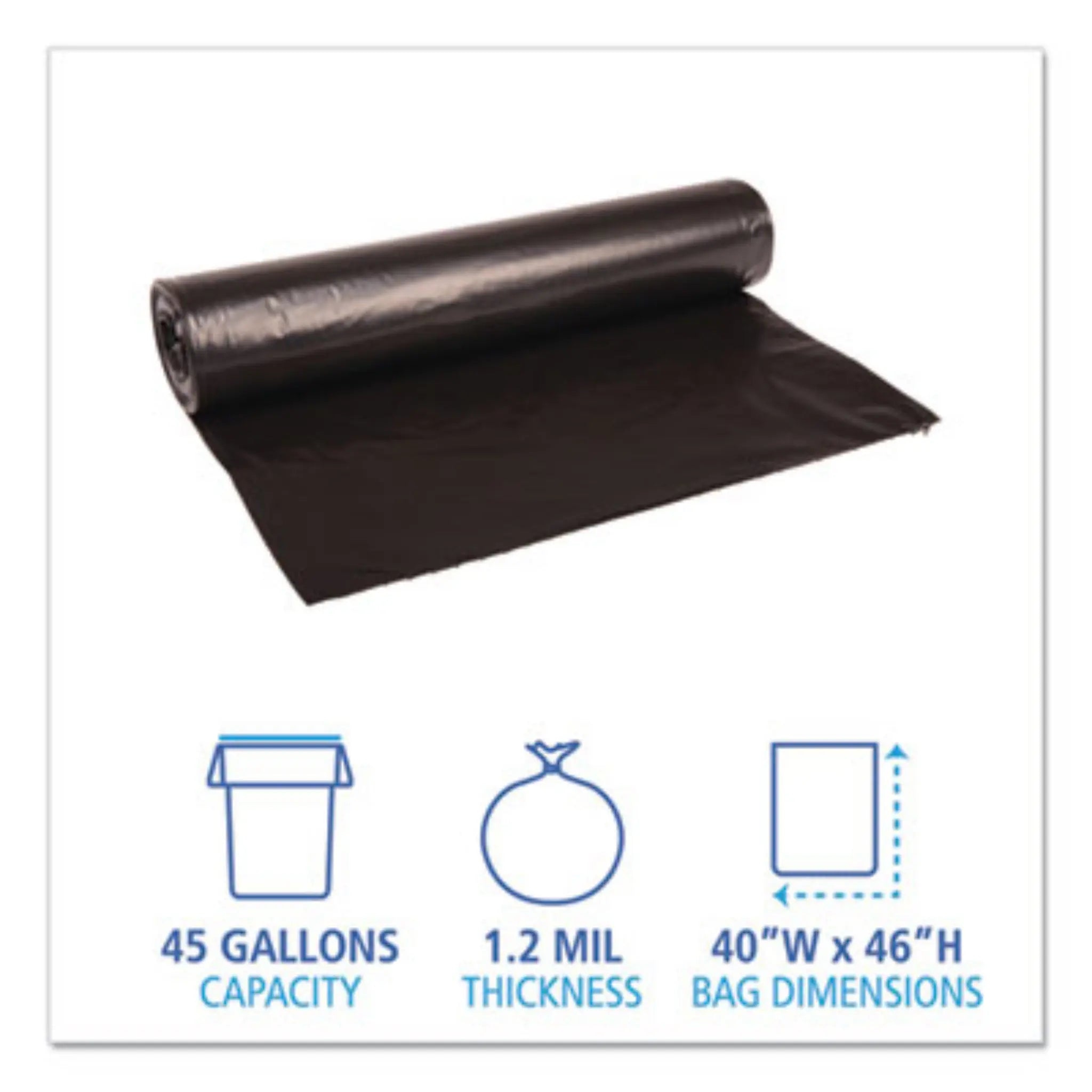 BOARDWALK BWK517 Recycled Low-Density Polyethylene Can Liners, Description