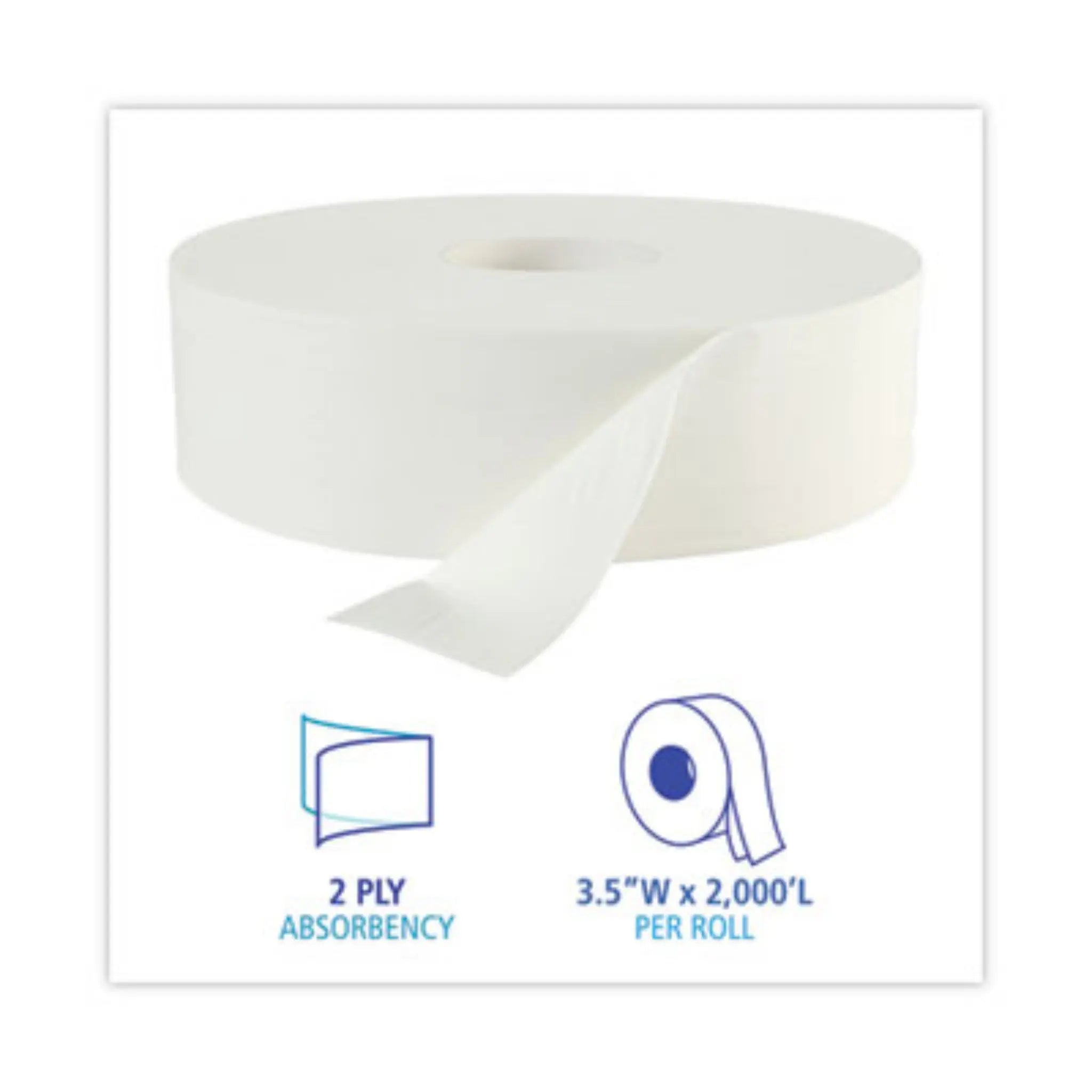 BOARDWALK BWK6102B JRT Bath Tissue, Description