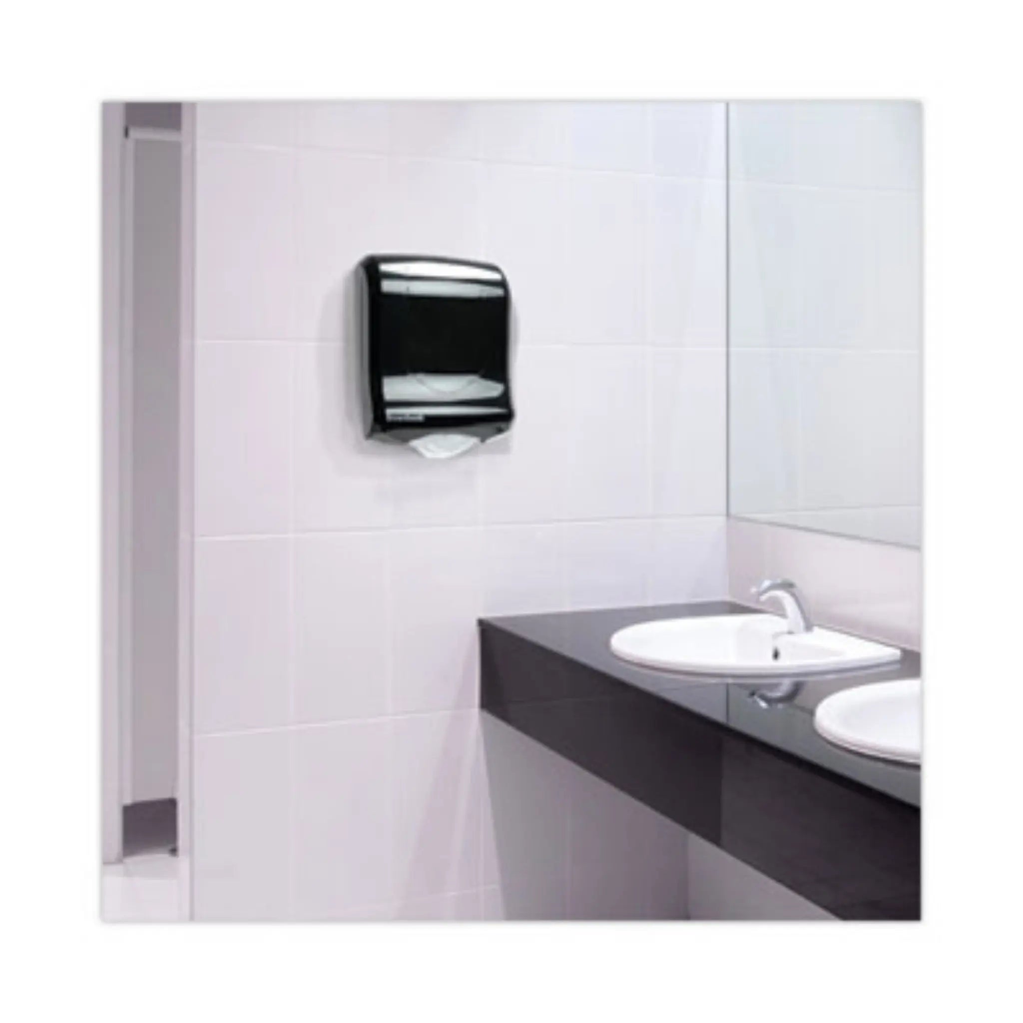 Boardwalk 6200 Multifold Paper Towels, in a dispenser