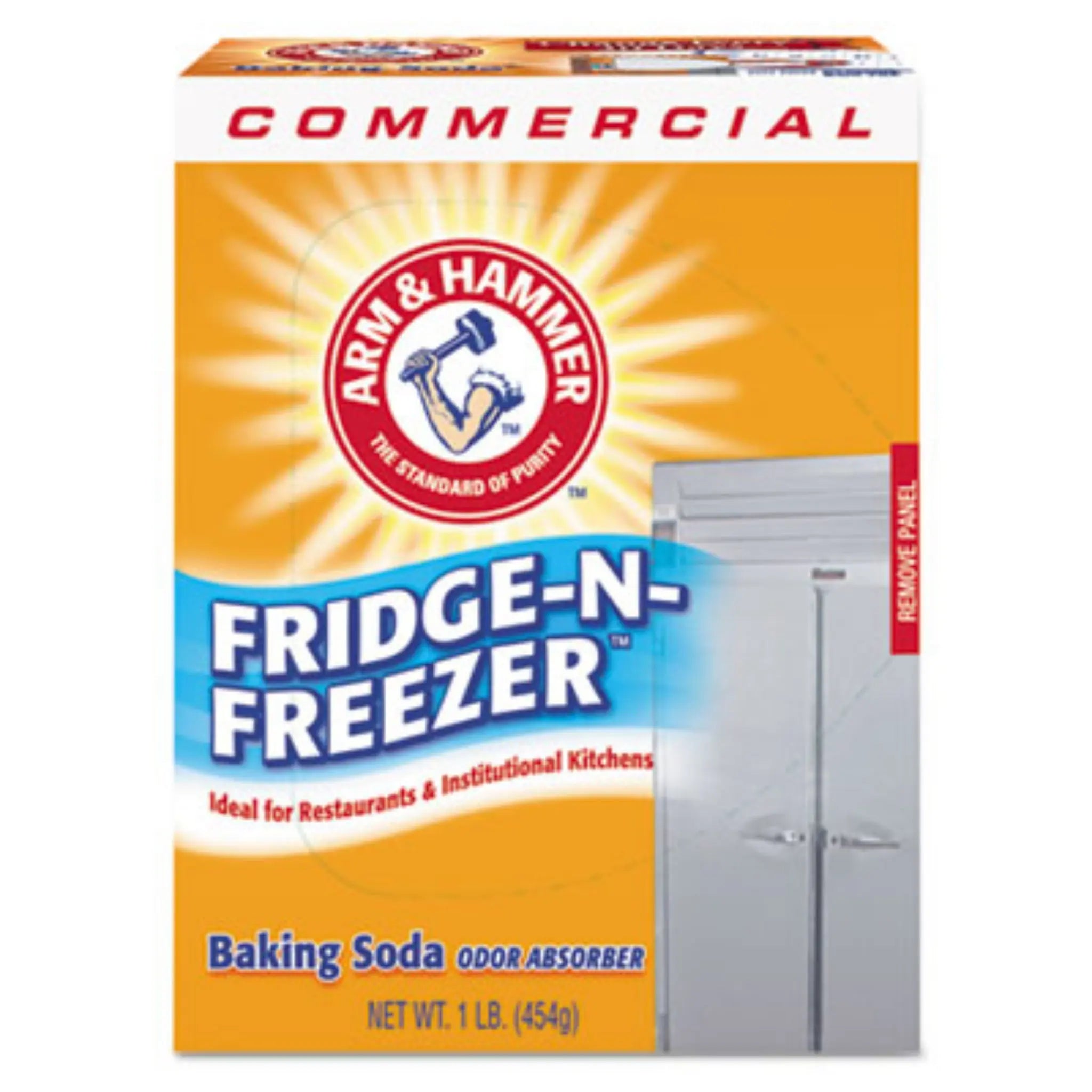 Church & Dwight Co, Inc Arm & Hammer CDC3320084011 Fridge-n-Freezer Pack Baking Soda, Unscented, 16 oz Powder, 1 Each