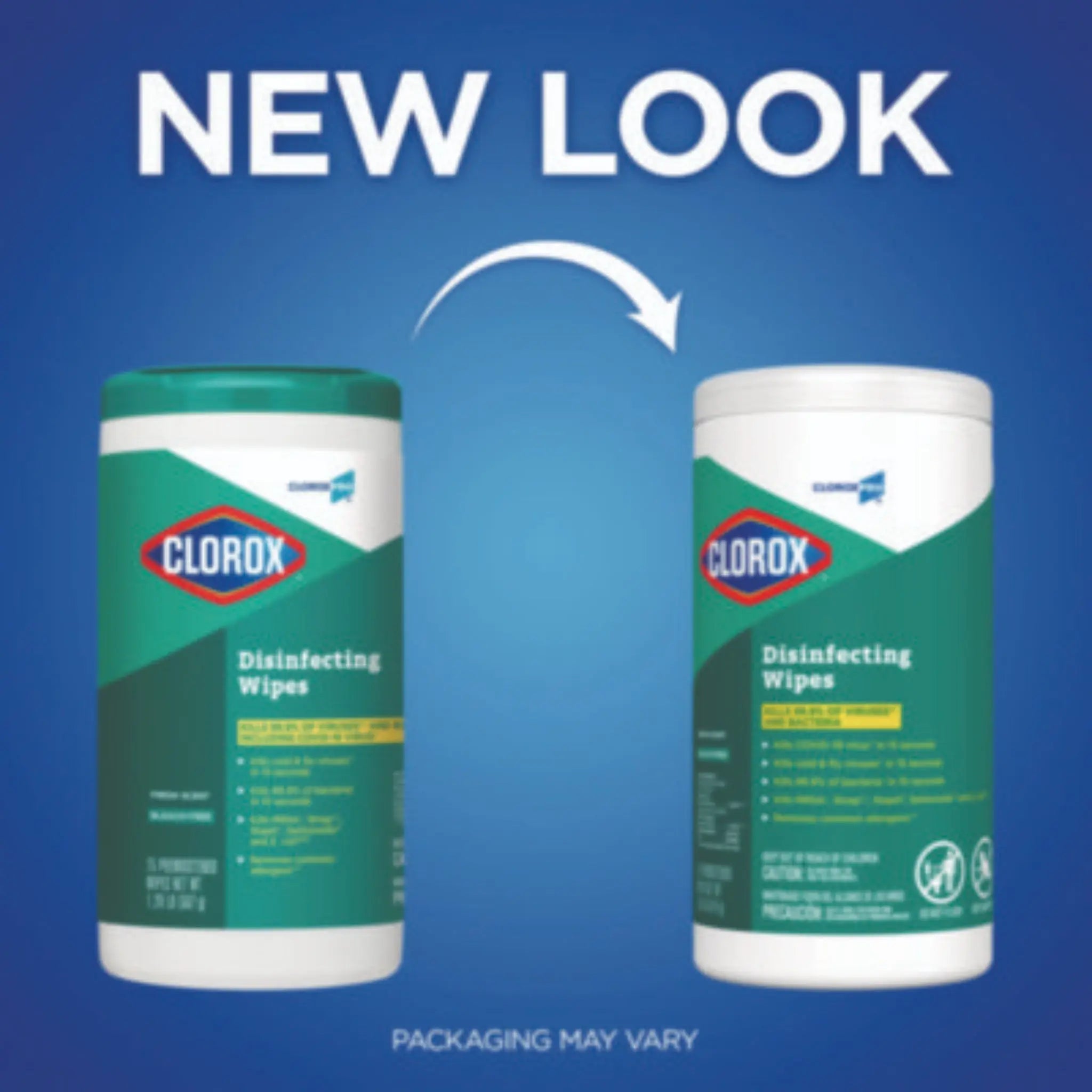 CLOROX SALES CO. CLO15949CT Disinfecting Wipes, New Look