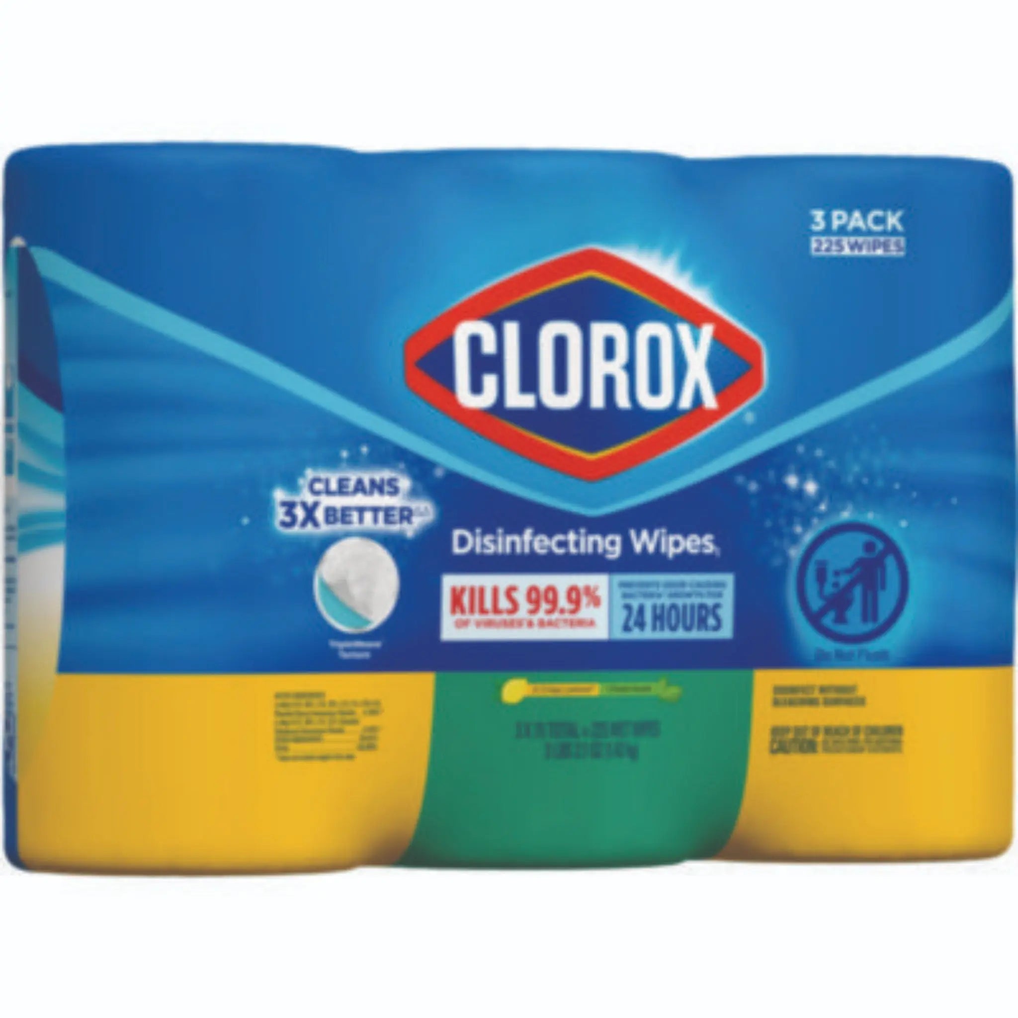 CLOROX SALES CO. CLO30208PK Disinfecting Wipes, Front View