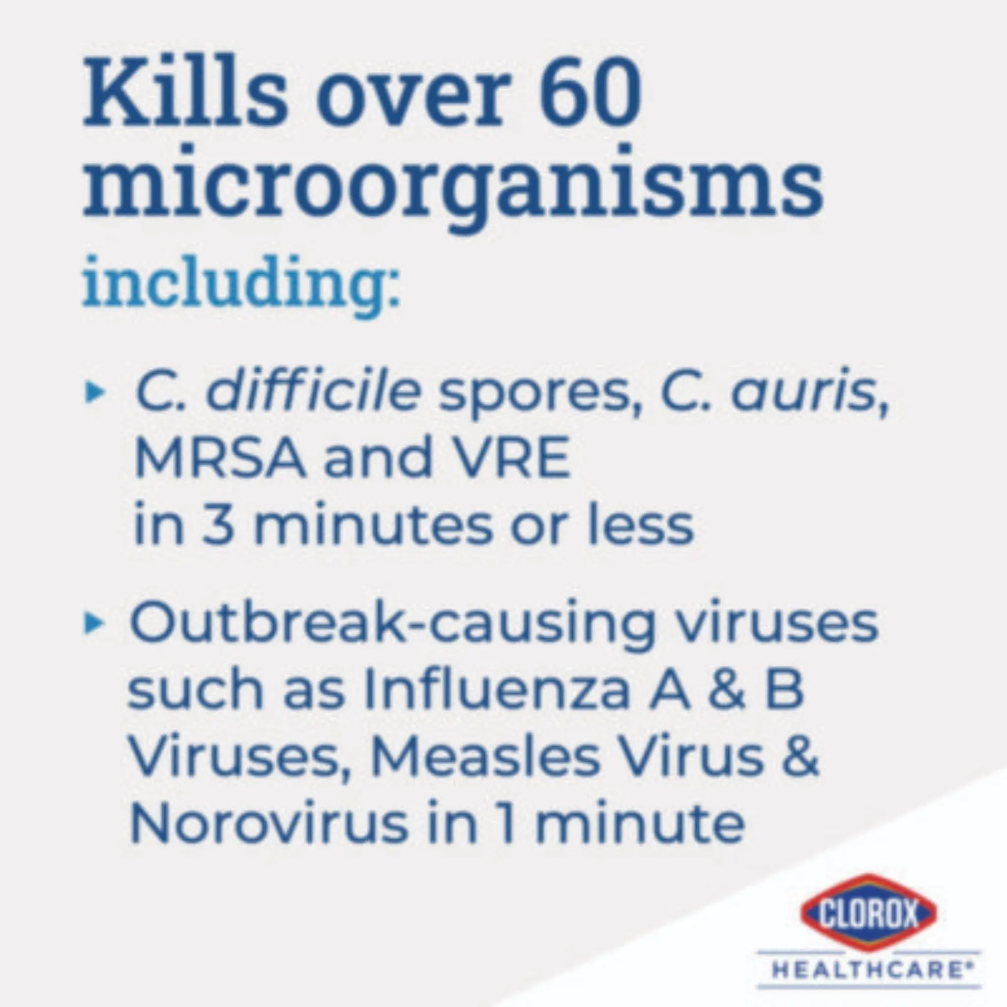 CLOROX SALES CO. CLO30577CT Bleach Germicidal Wipes, Kills over 60 Microorganisms