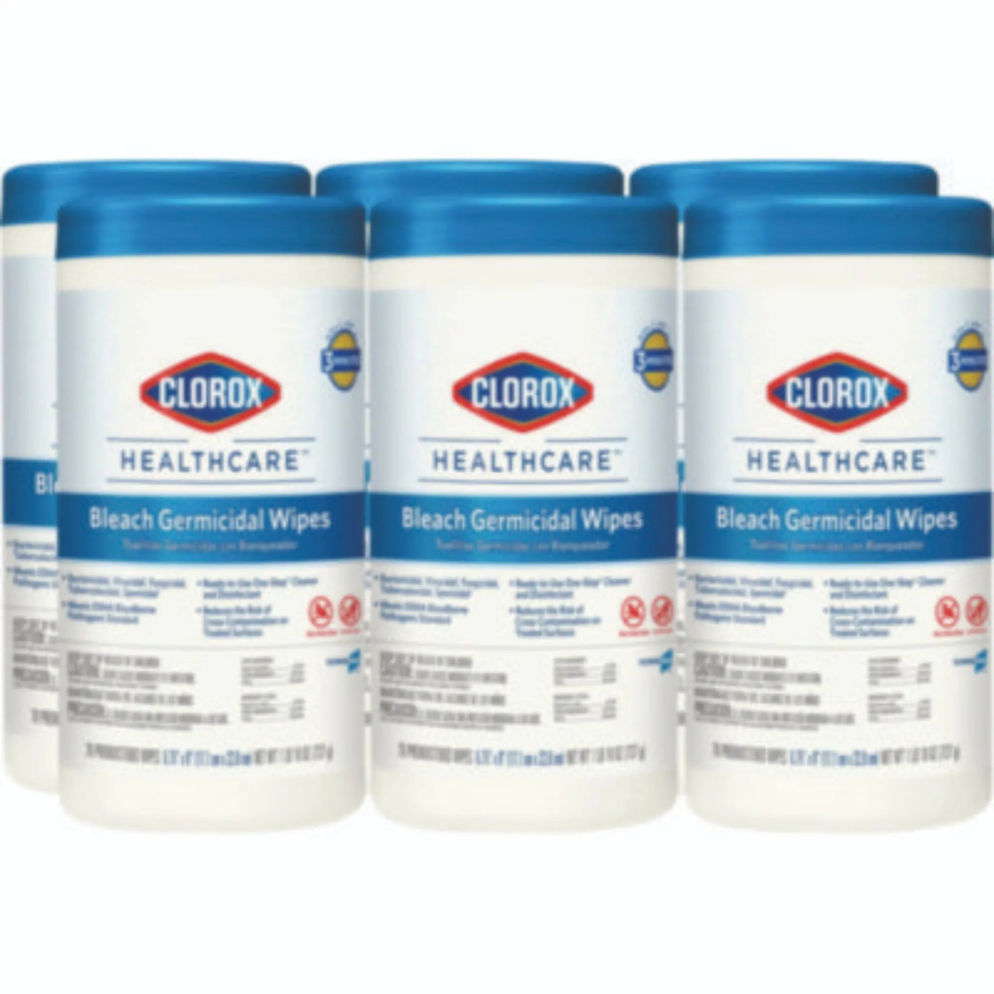 CLOROX SALES CO. CLO35309CT Bleach Germicidal Wipes, Front View
