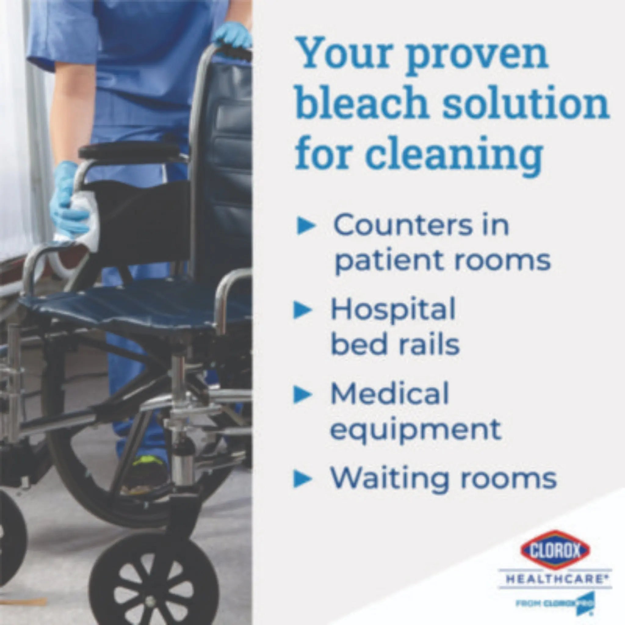 CLOROX SALES CO. CLO35309CT Bleach Germicidal Wipes, Proven