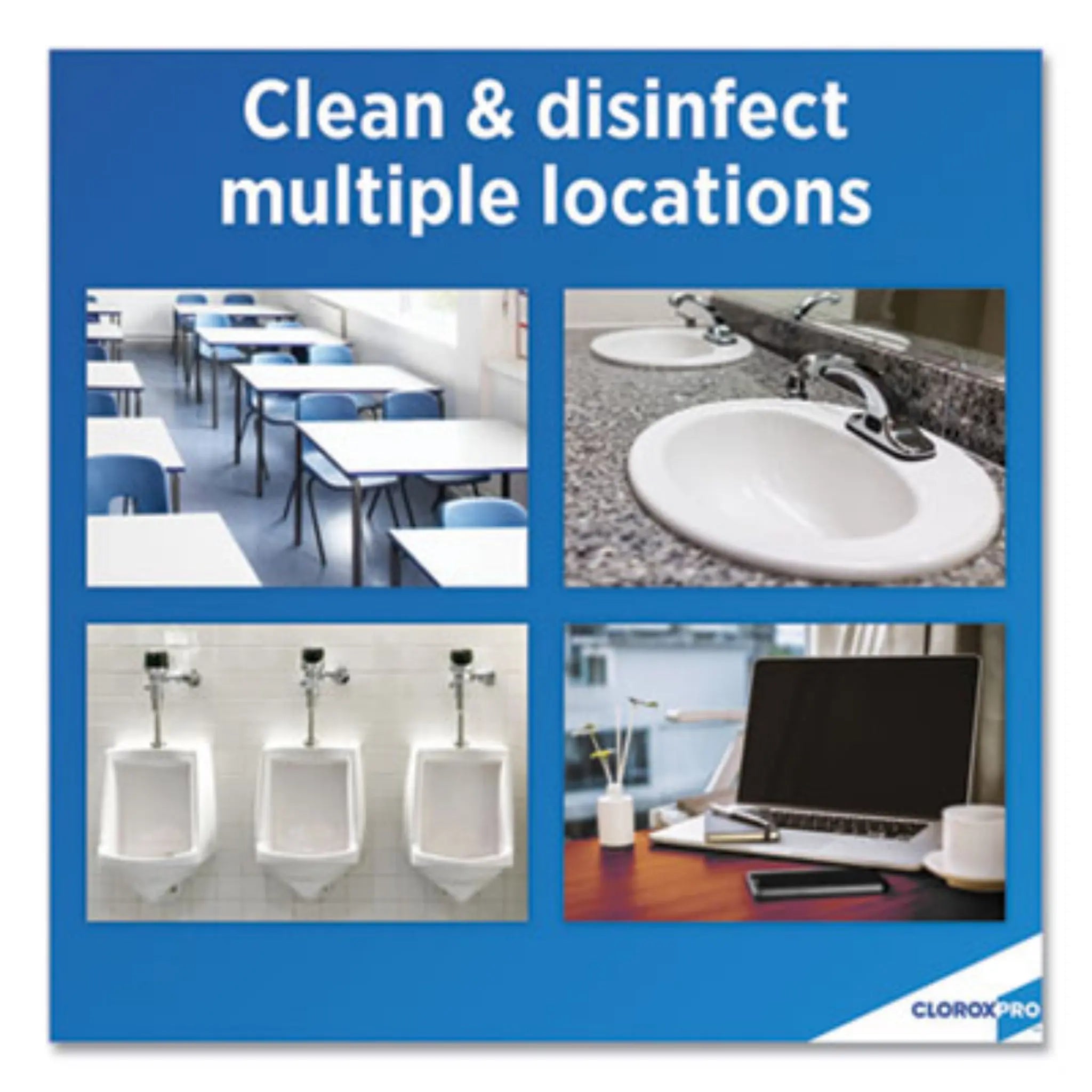 CLOROX SALES CO. CLO35417CT Clean-up, Locations